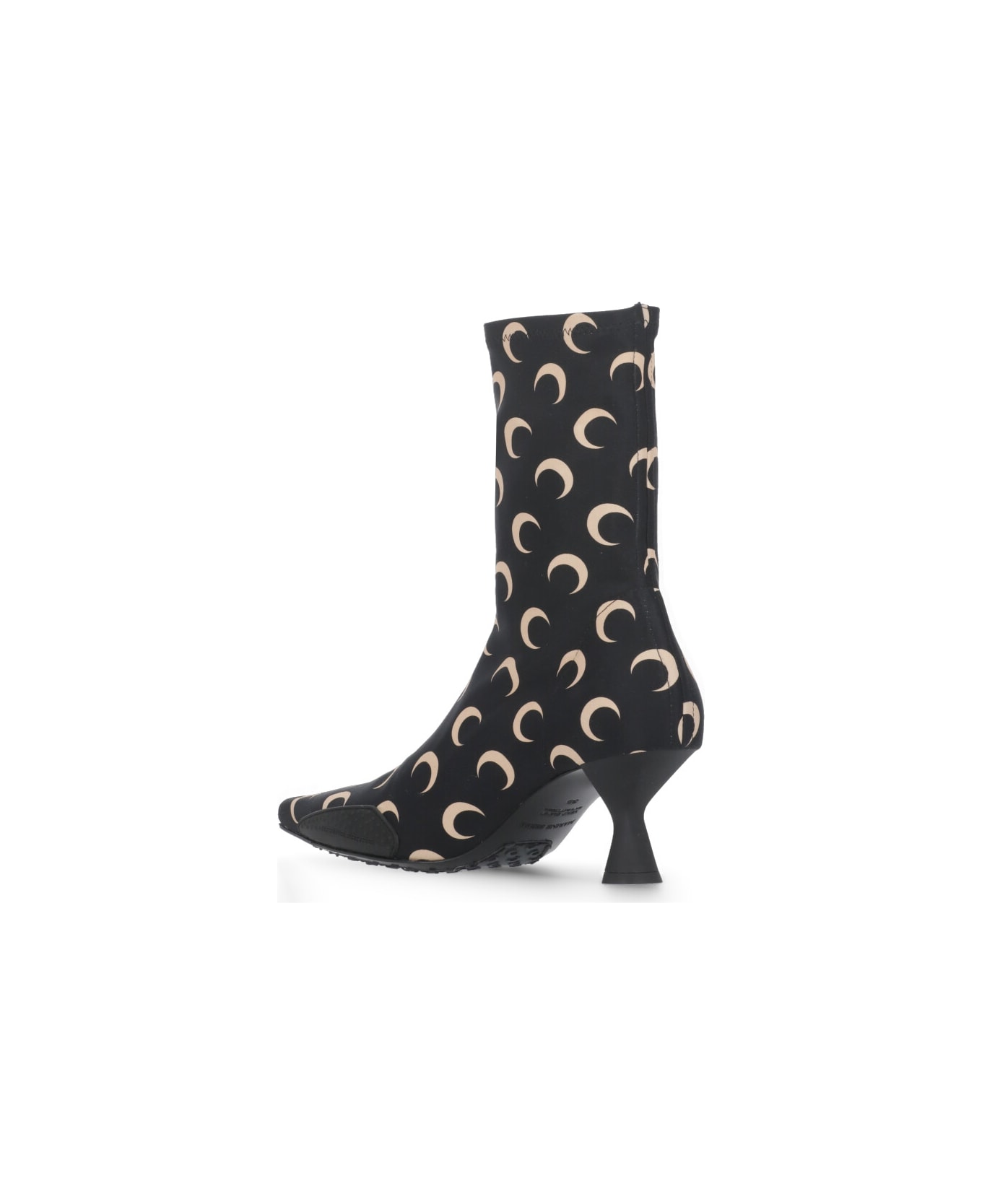 Marine Serre Moon Boots - Black