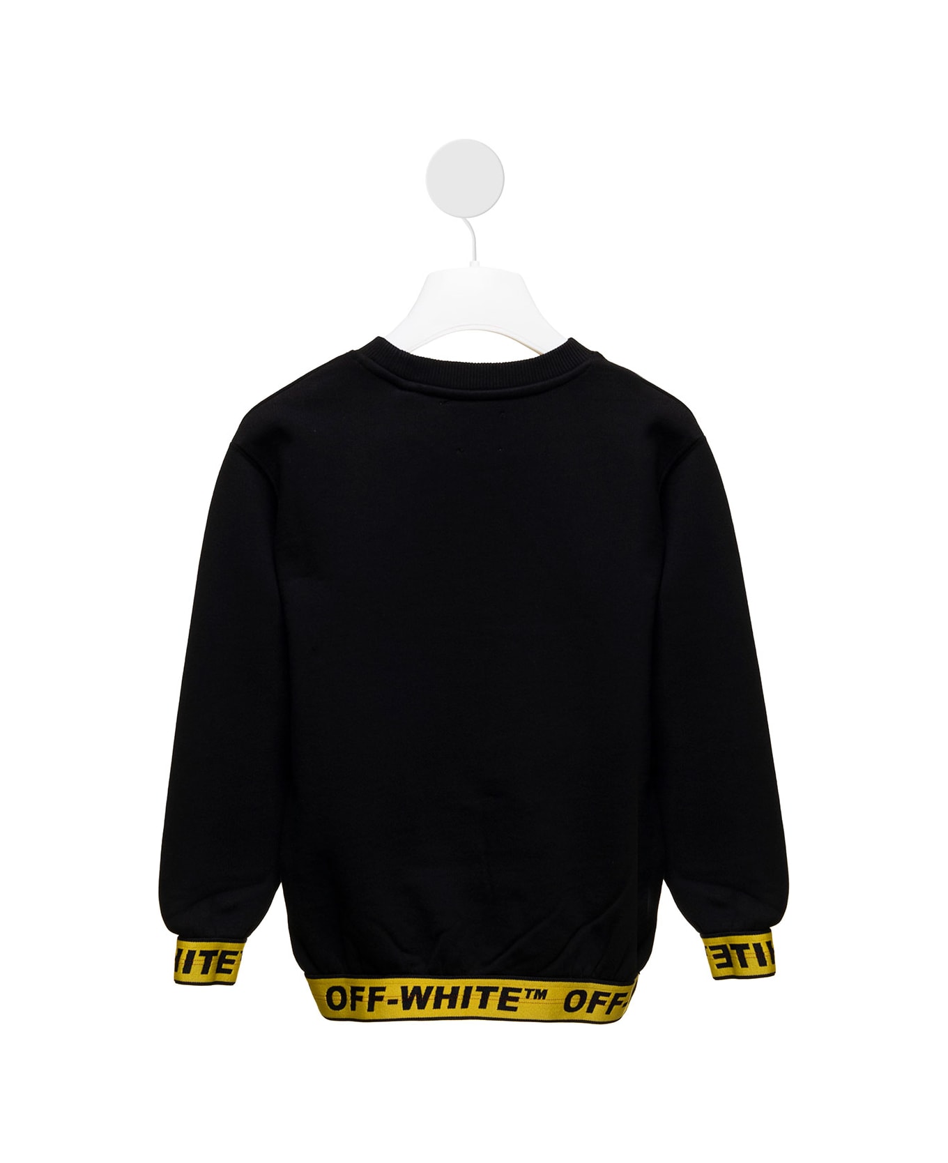 Off-White Industrial Black Jersey Sweatshirt Boy Off White - Black