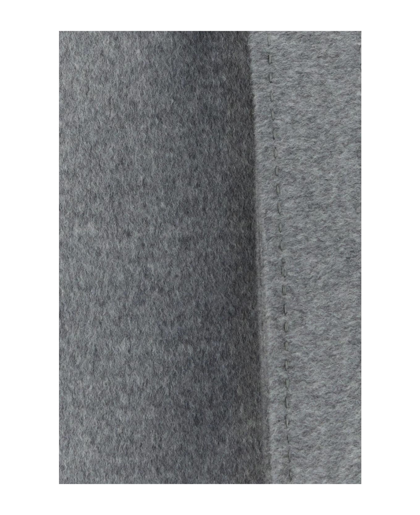 Max Mara Studio Grey Wool Bdanton Coat - GRIGIO MEDIO コート