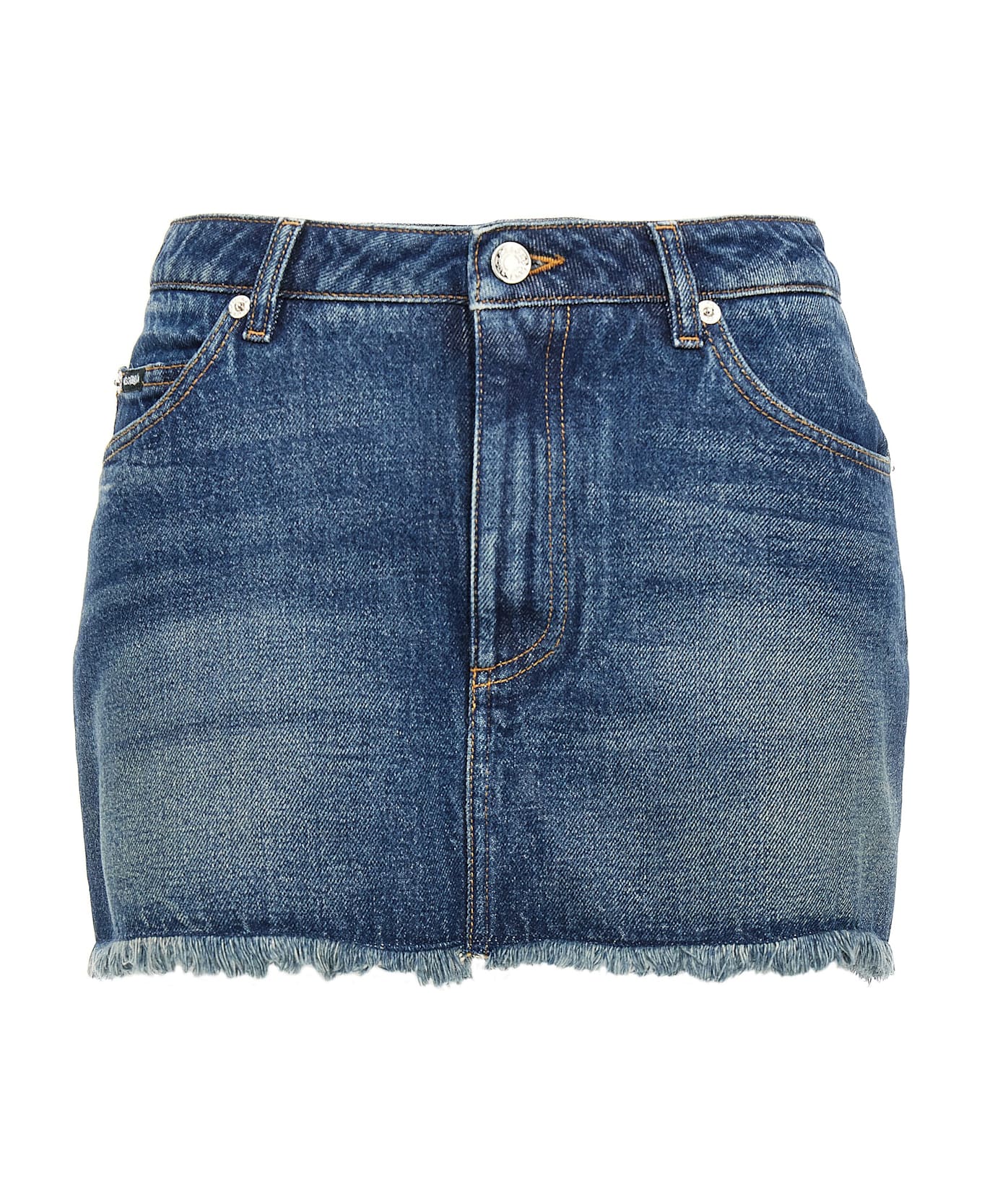 Dolce & Gabbana Denim Mini Skirt - Blue