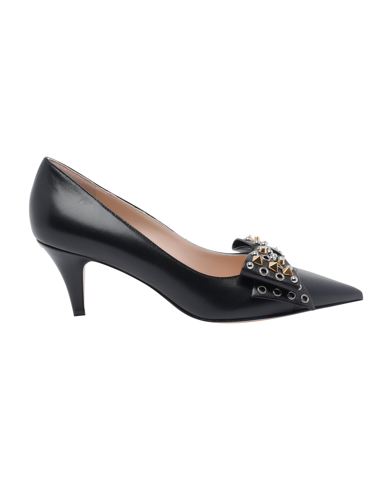 Valentino Garavani Studs Bowow Decollete
 - Black