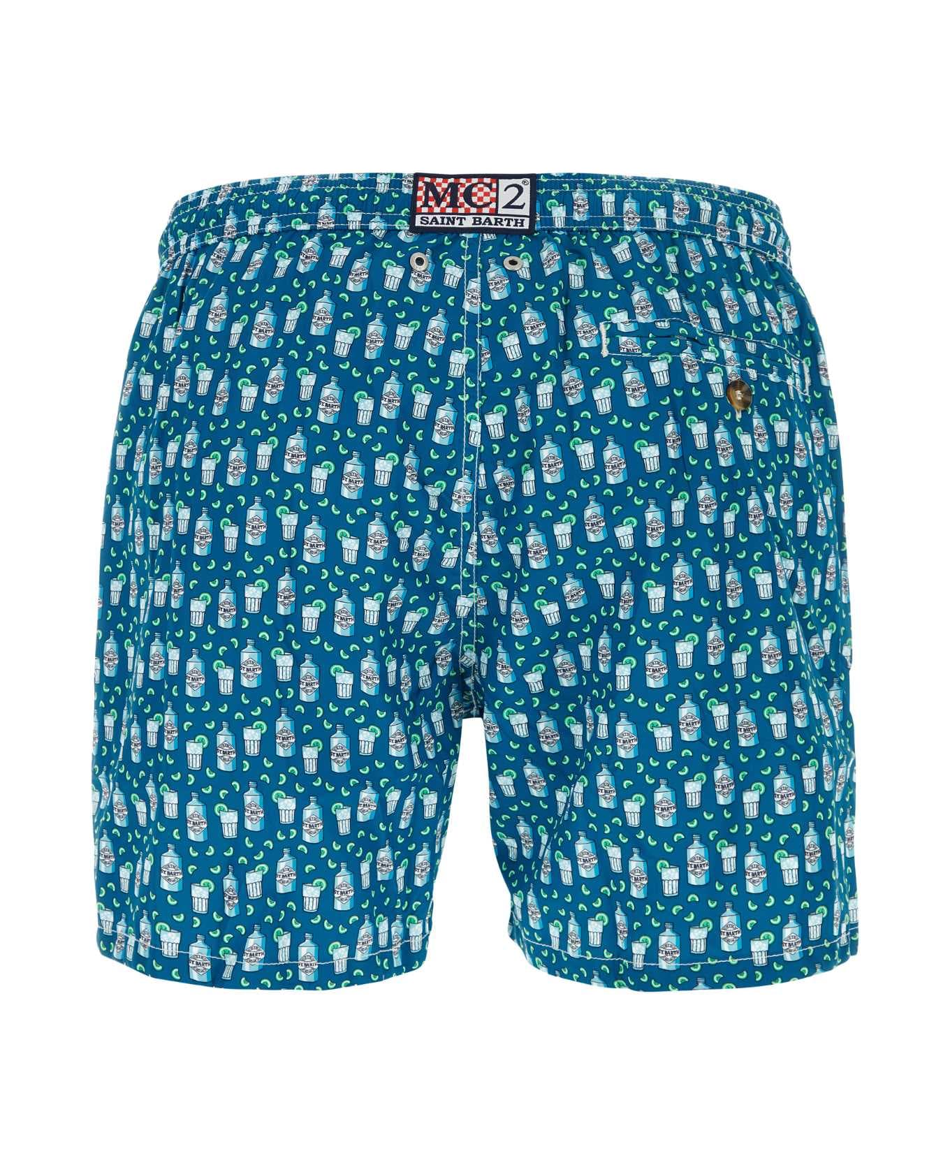MC2 Saint Barth Printed Polyester Swimming Shorts - 61