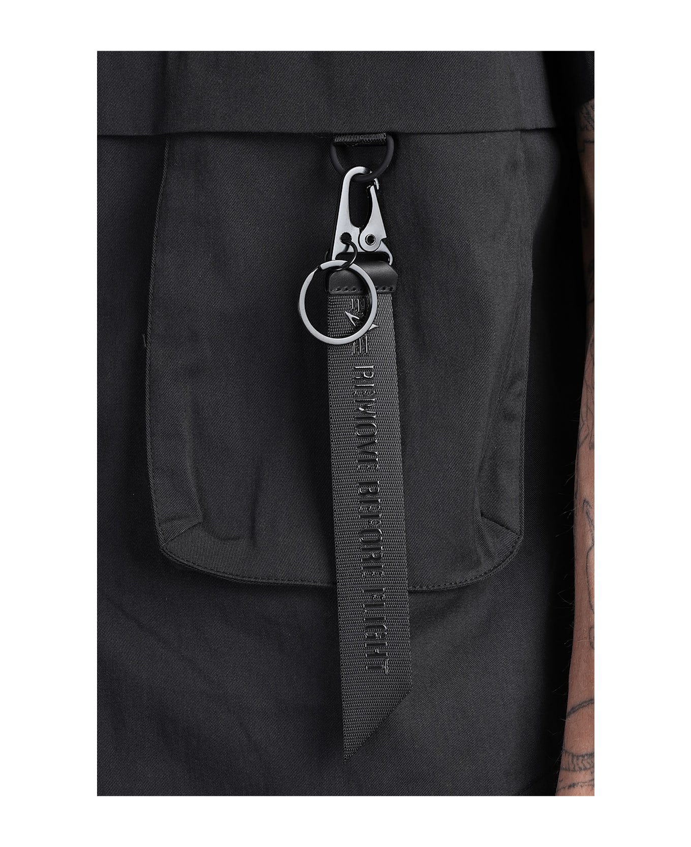 Alpha Industries Utility Shirt Shirt In Black Cotton - black