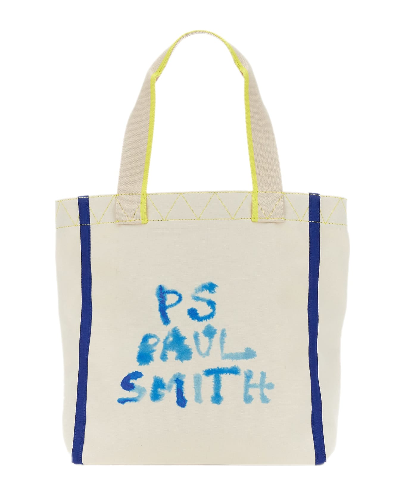 PS by Paul Smith Recycled Fabric Tote Bag - AVORIO