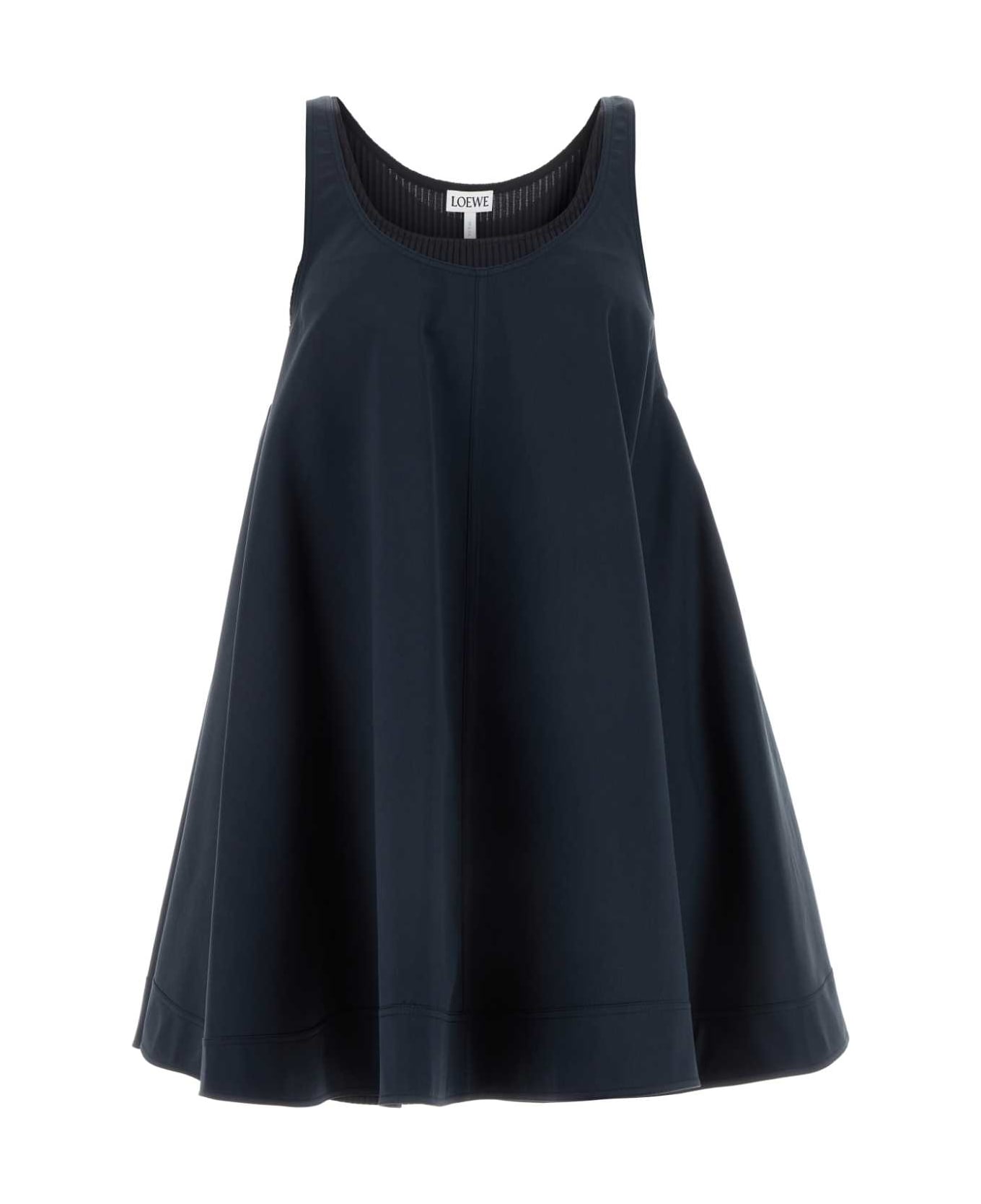 Loewe Midnight Blue Stretch Nylon Mini Dress - MIDNIGHTBLUE