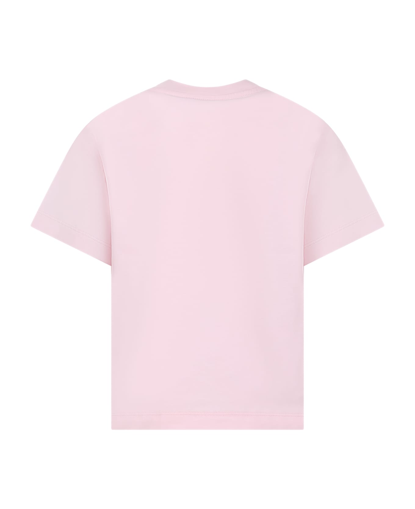 Fendi Pink T-shirt For Kids With Logo - Pink Tシャツ＆ポロシャツ