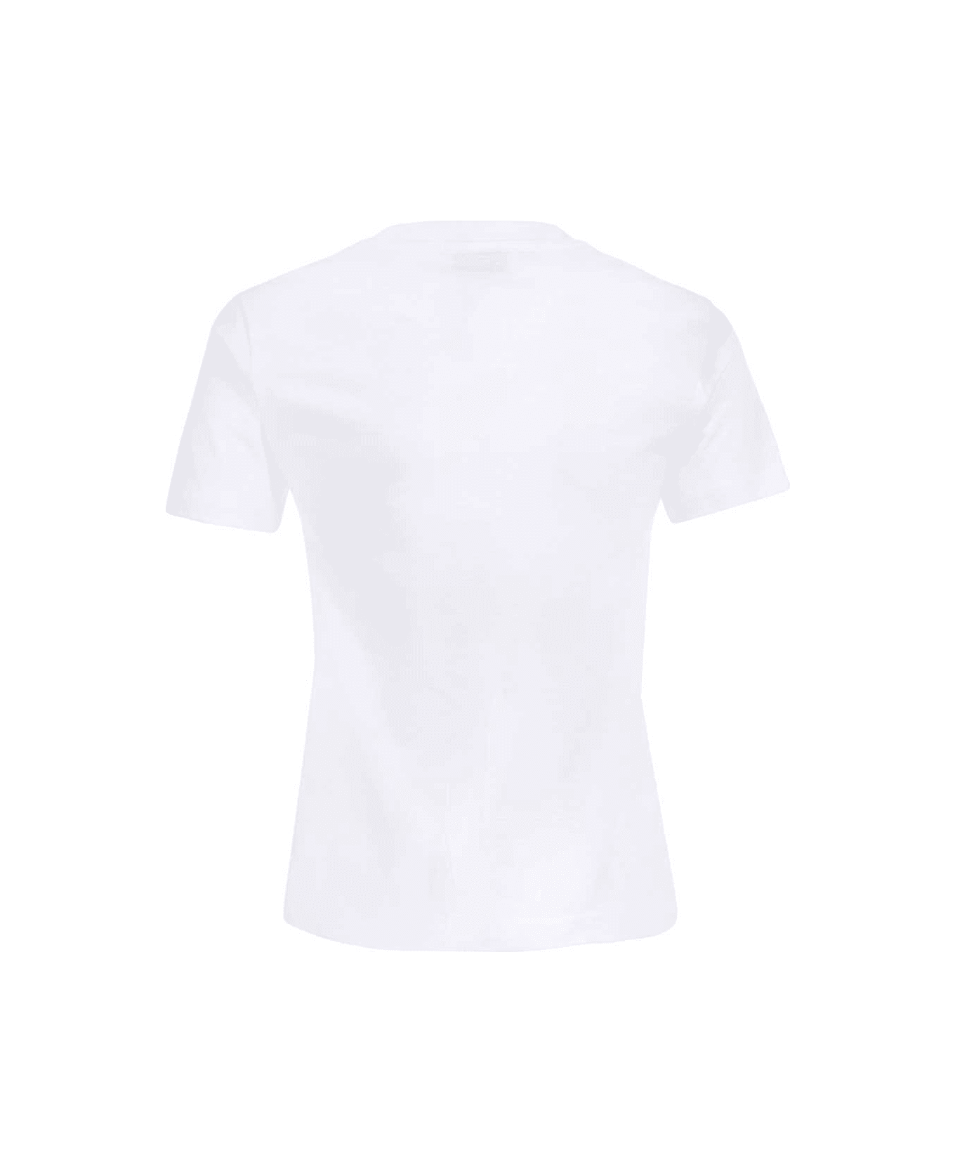 Lanvin Patch Detail Cotton T-shirt - White