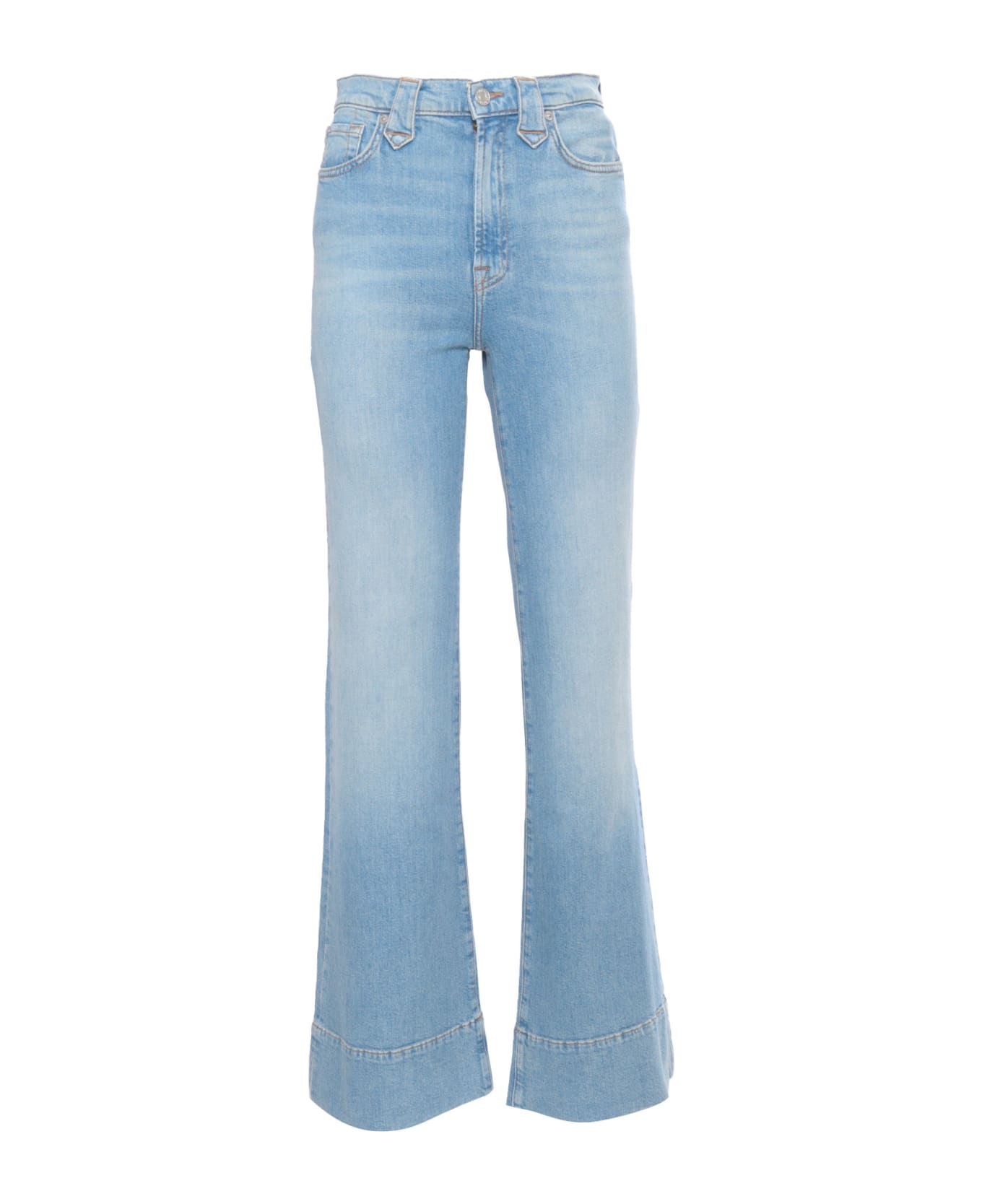 7 For All Mankind Women's Flared Jeans - BLUE