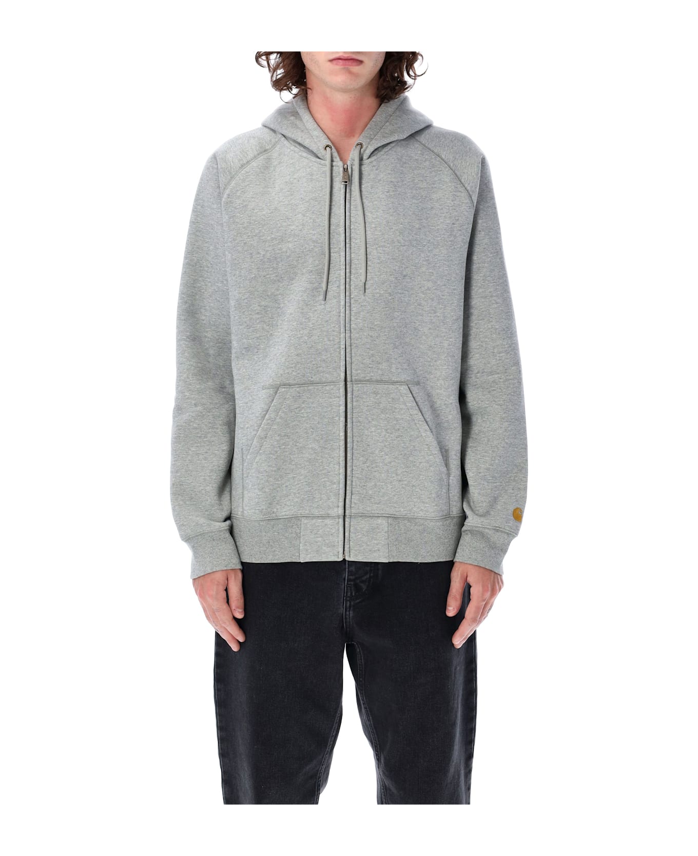 Carhartt Hooded Chase Jacket - GREY HEATHER