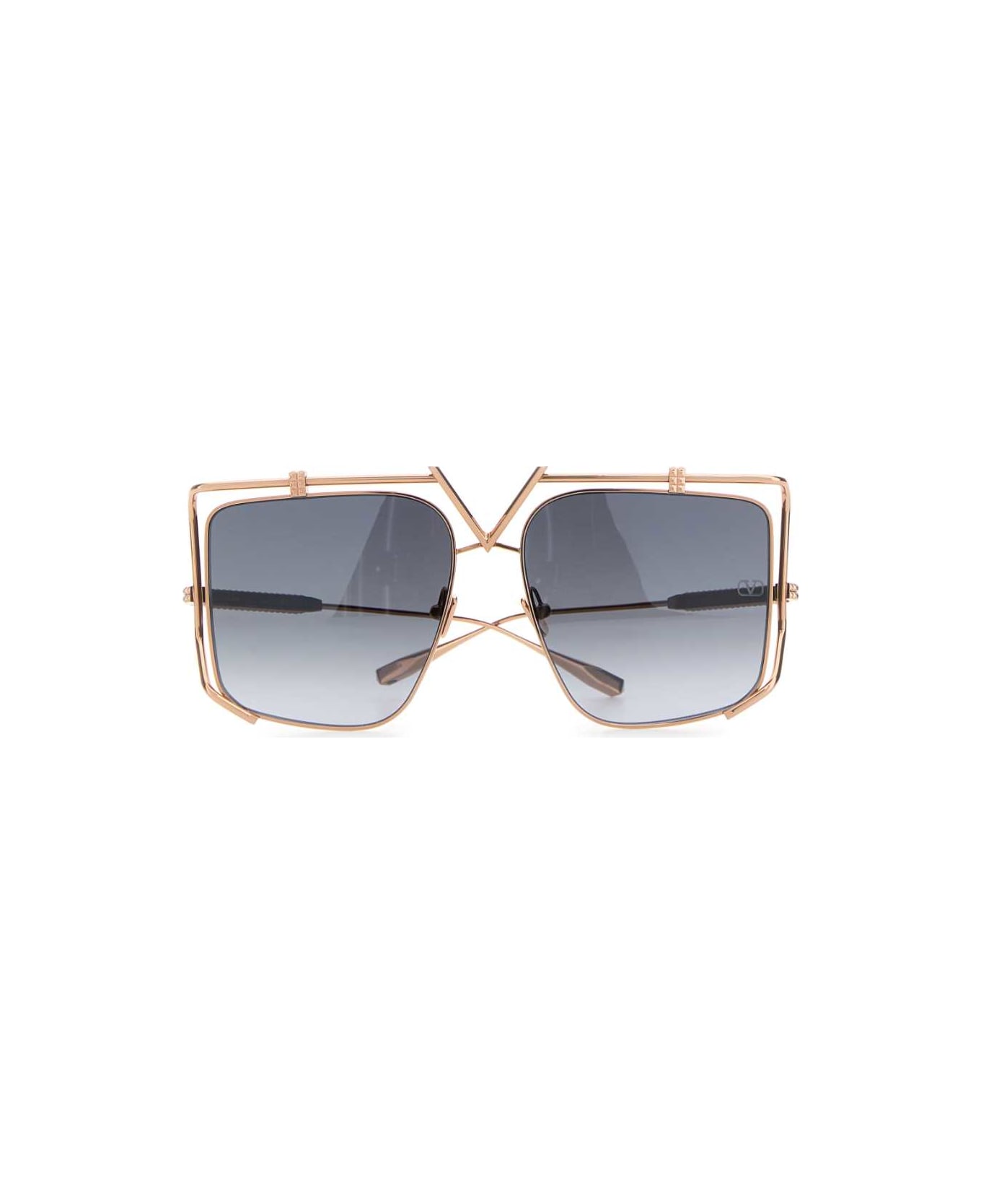 Valentino Garavani Gold Metal V-light Sunglasses - RSE