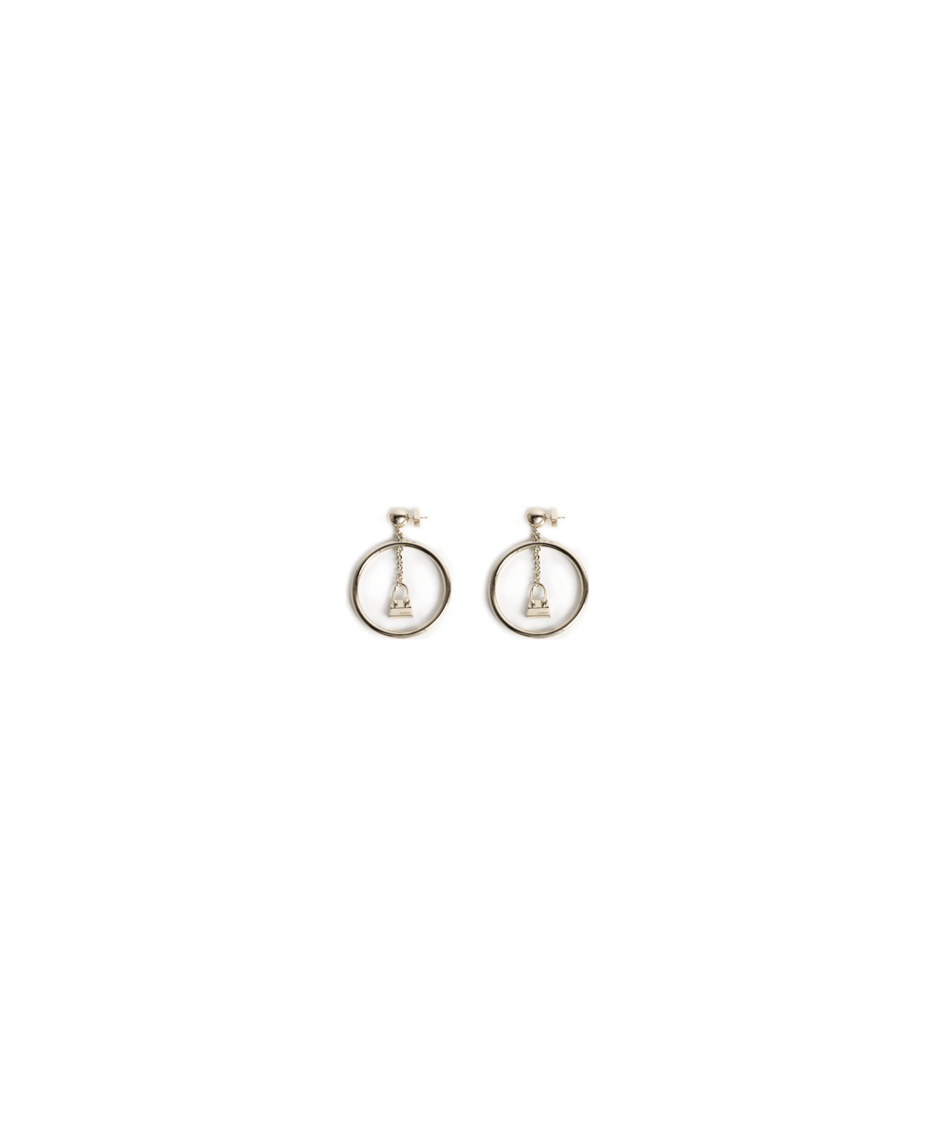Jacquemus Le Chiquito Cirle Earring - Light gold
