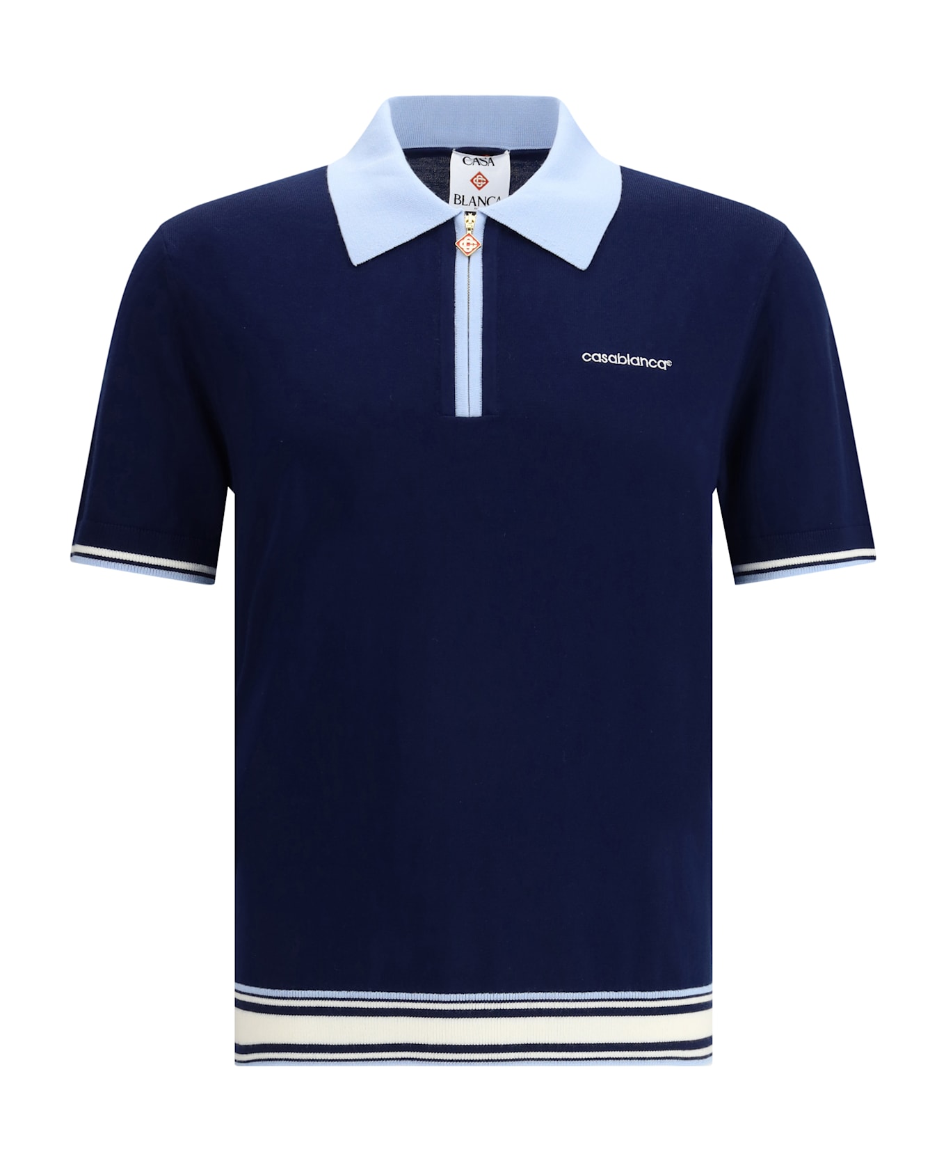 Casablanca Merino Wool Polo Shirt