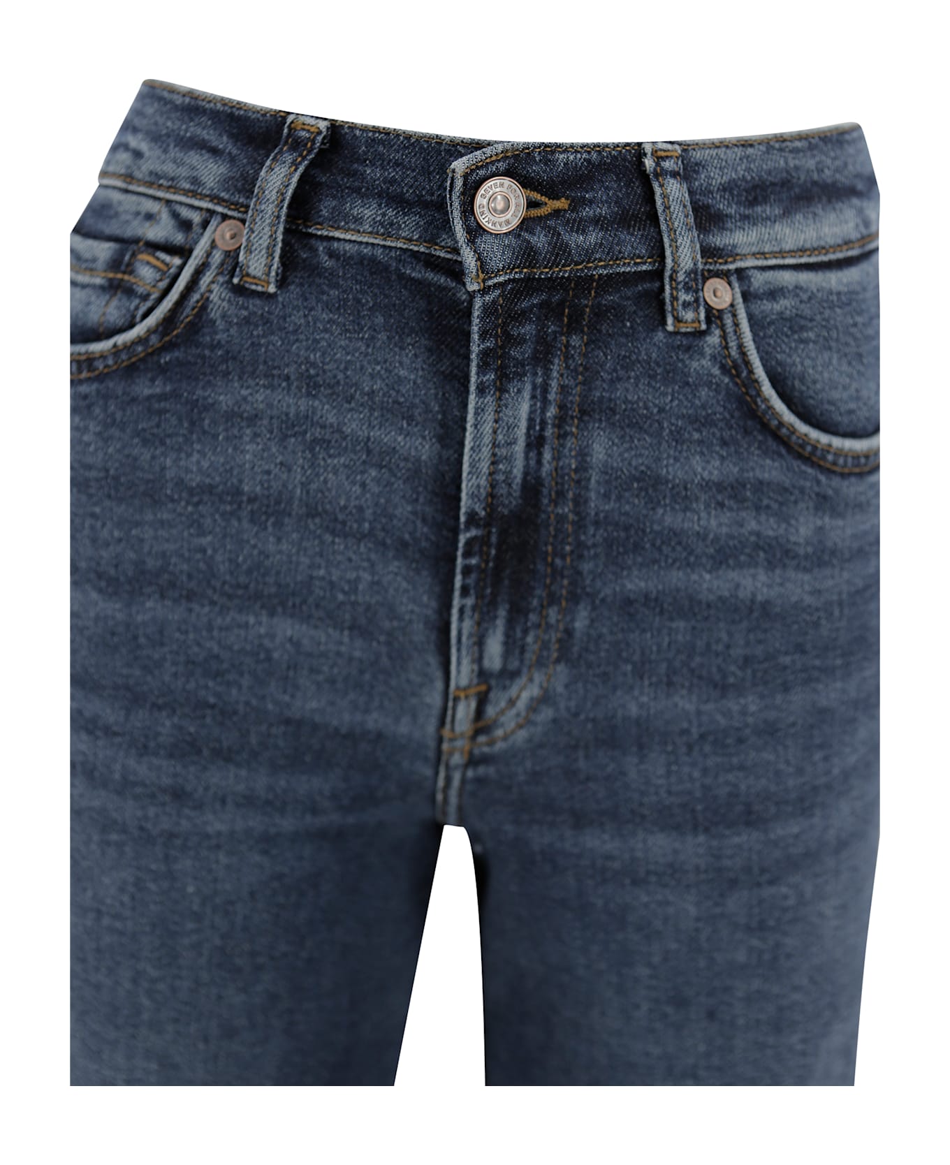 7 For All Mankind High-waisted Jeans - Denim