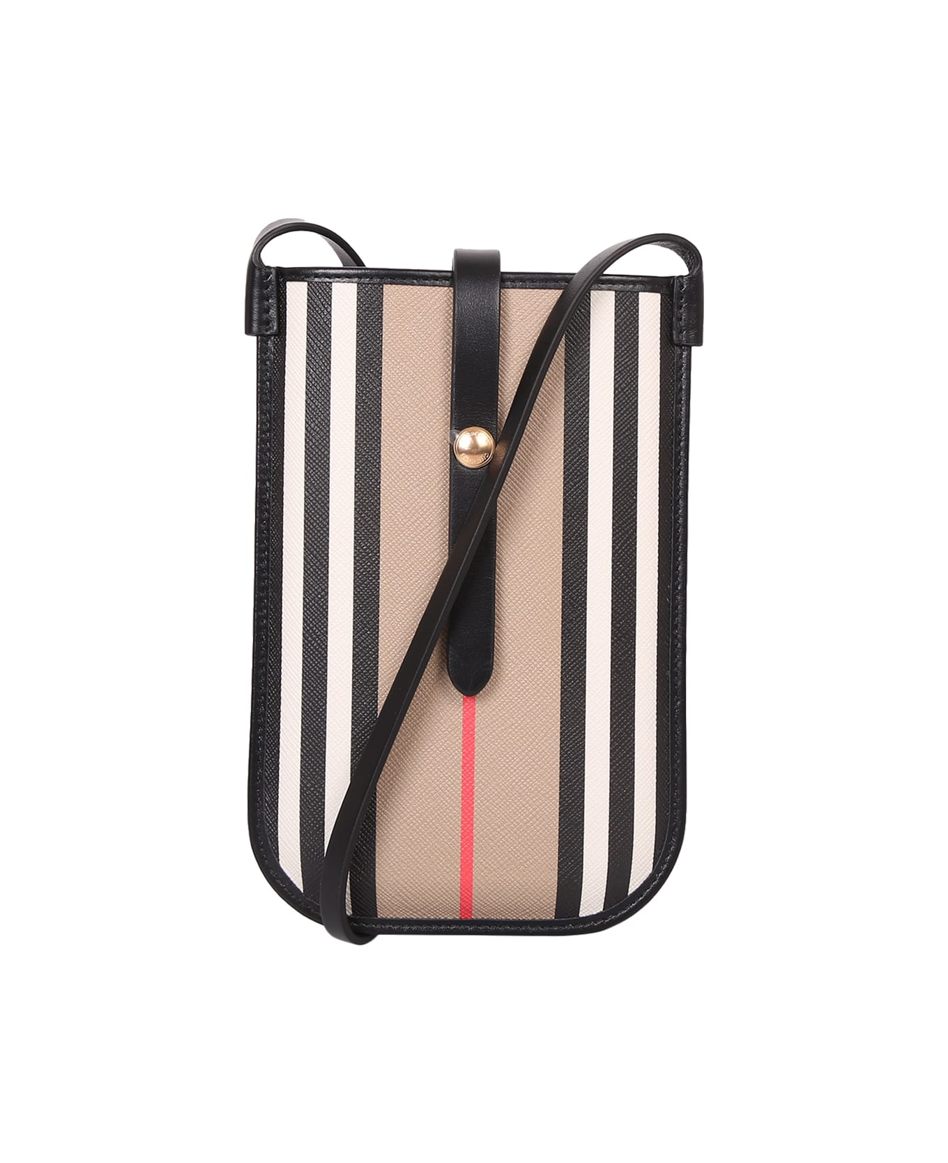 Burberry Icon Stripe Anne Strap Phone Case - Beige