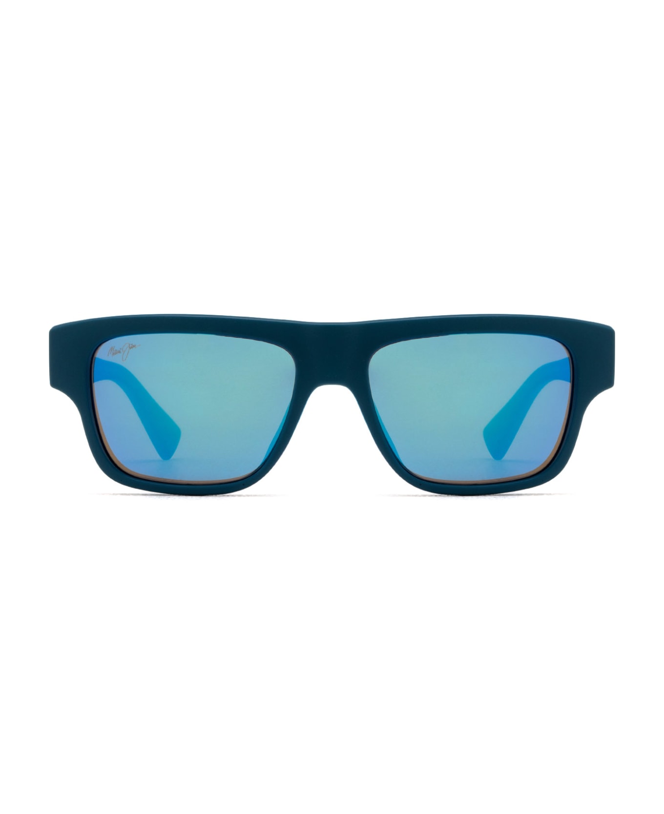 Maui Jim Mj638 Matte Petrol Blue Sunglasses - Matte Petrol Blue サングラス