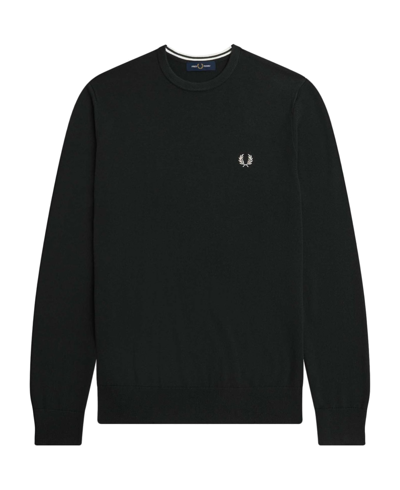Fred Perry Sweater - Black フリース