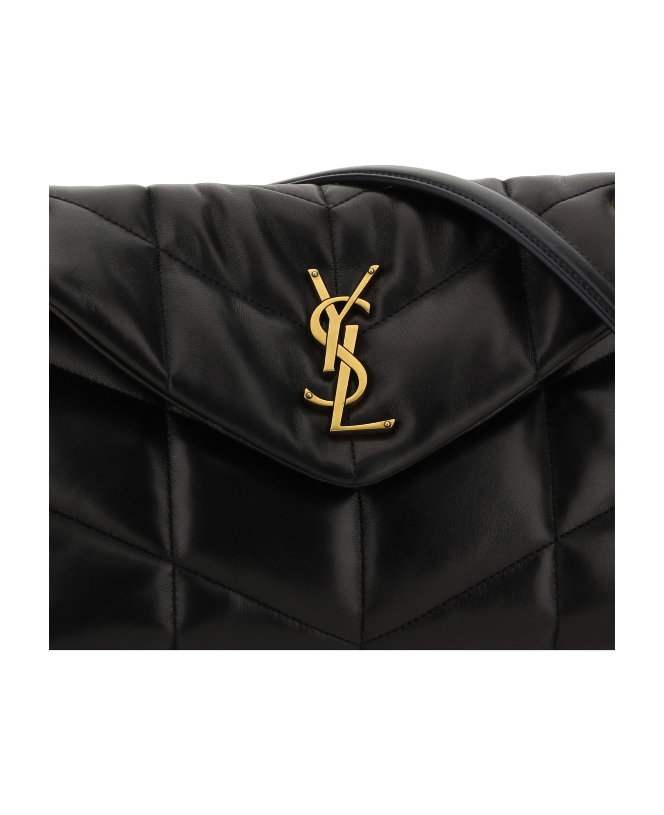 Saint Laurent Loulou Shoulder Bag - BLACK