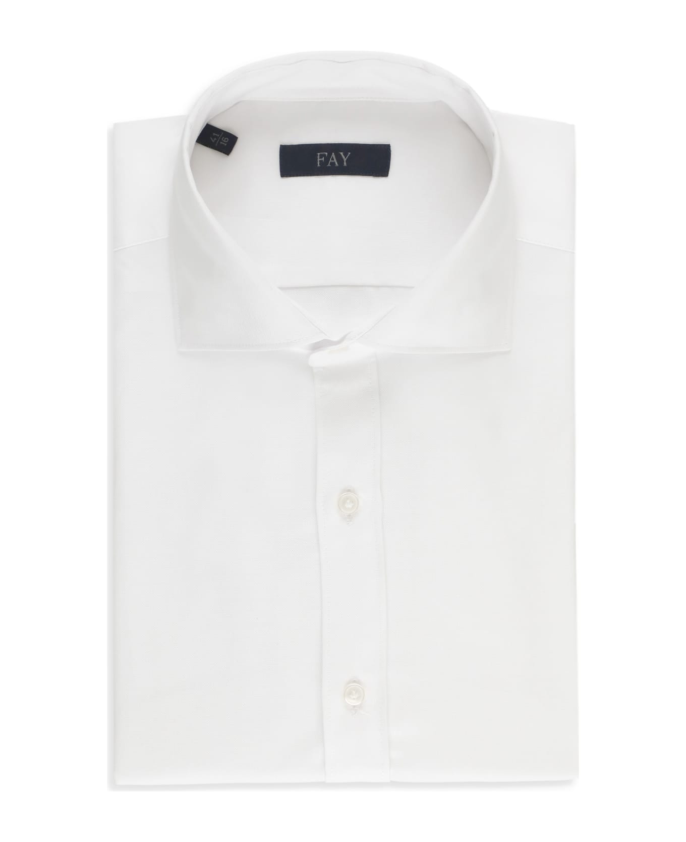 Fay Cotton Shirt - White