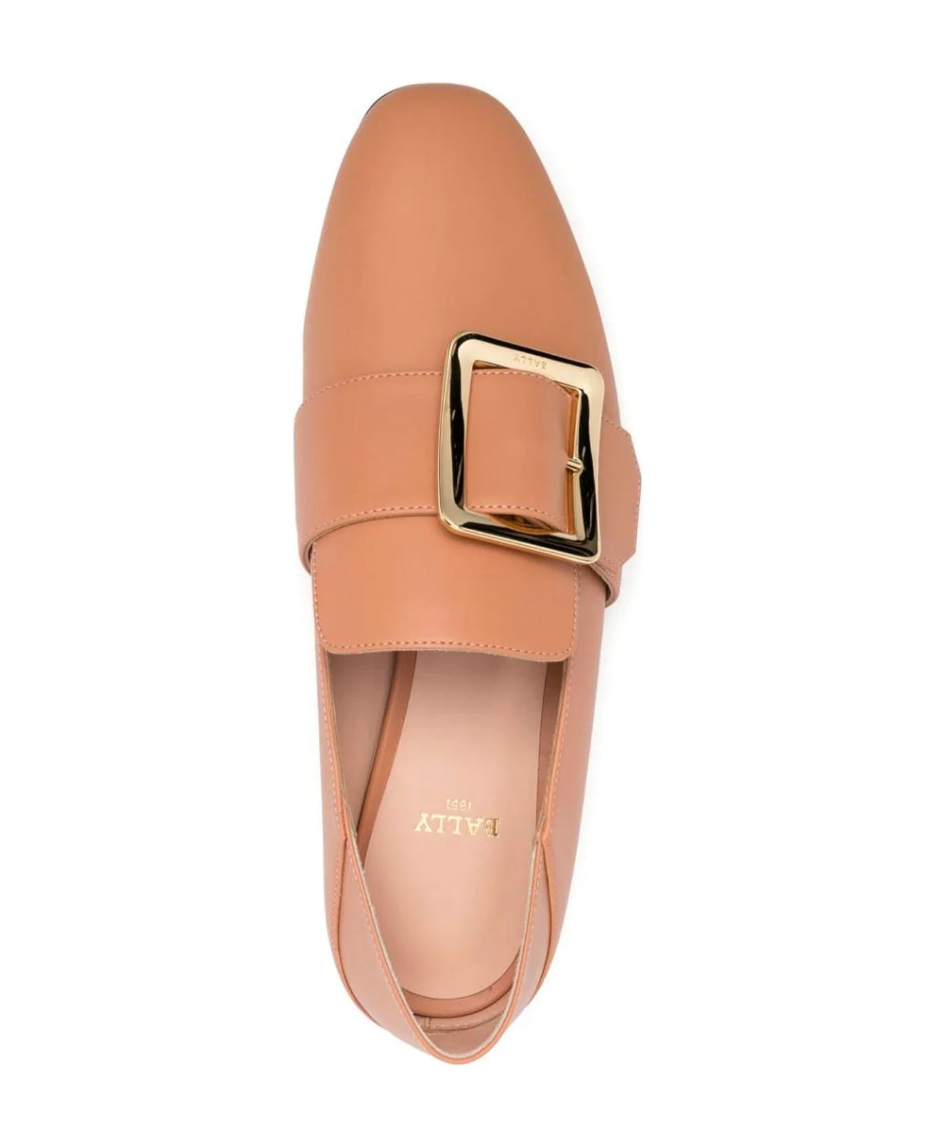 Bally Leather Loafers - Beige