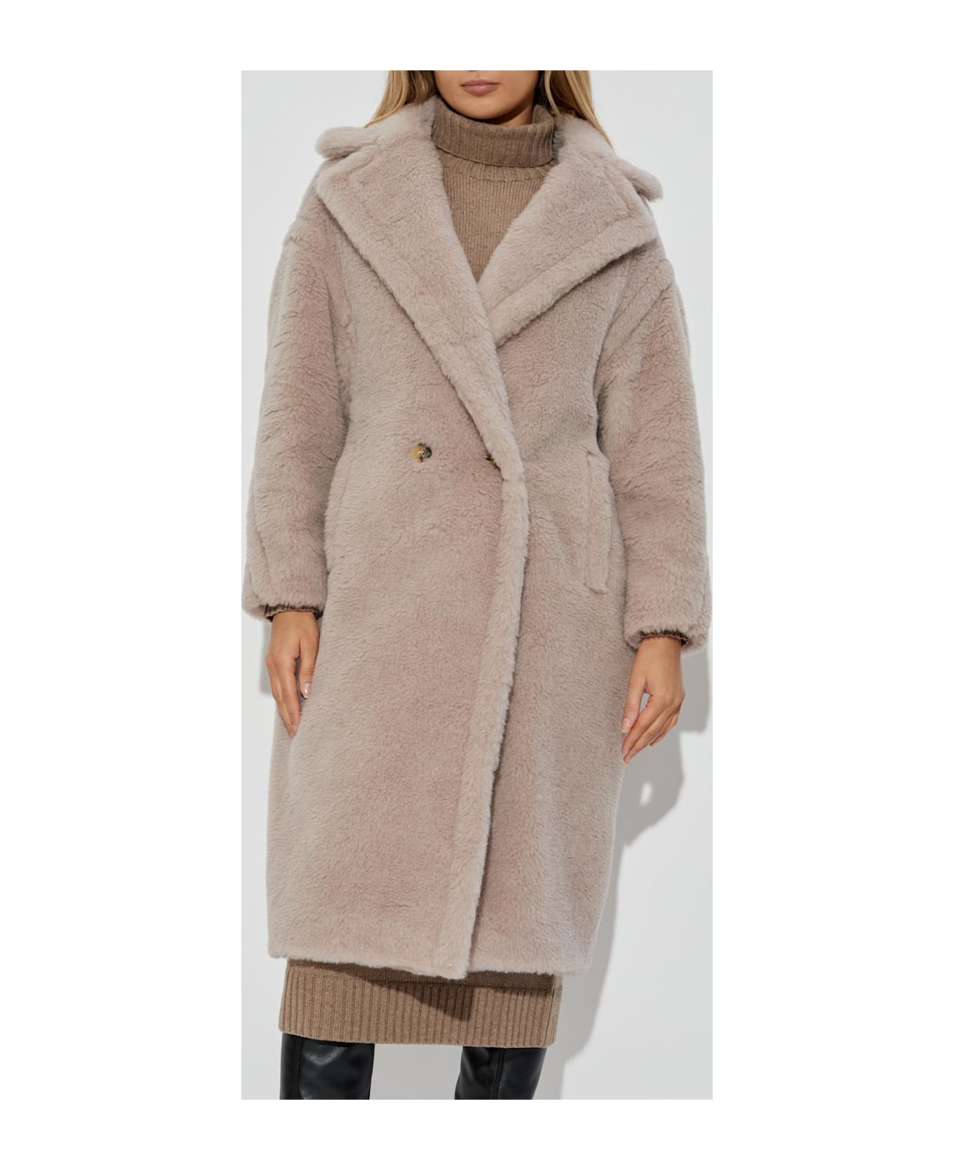 Max Mara Wool Coat 
tedgirl
 - Beige