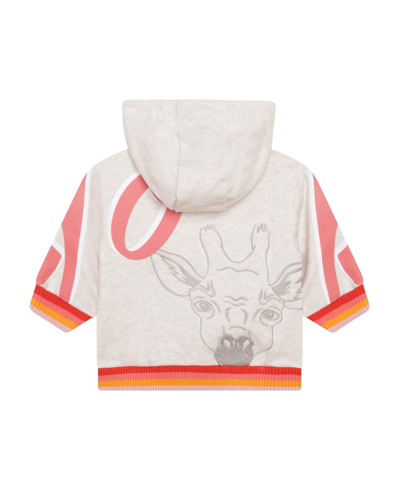 Kenzo Kids Sweatshirt With Graphic Print - Beige