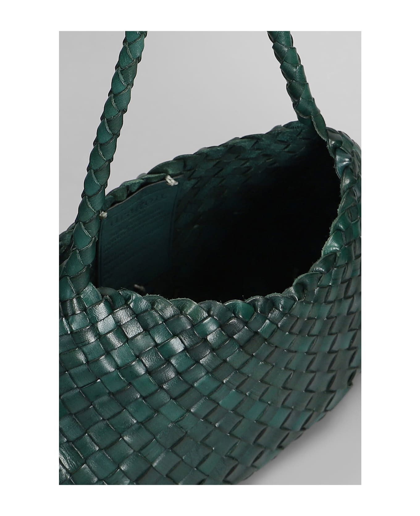 Dragon Diffusion Rosanna Mini Hand Bag In Green Leather - green