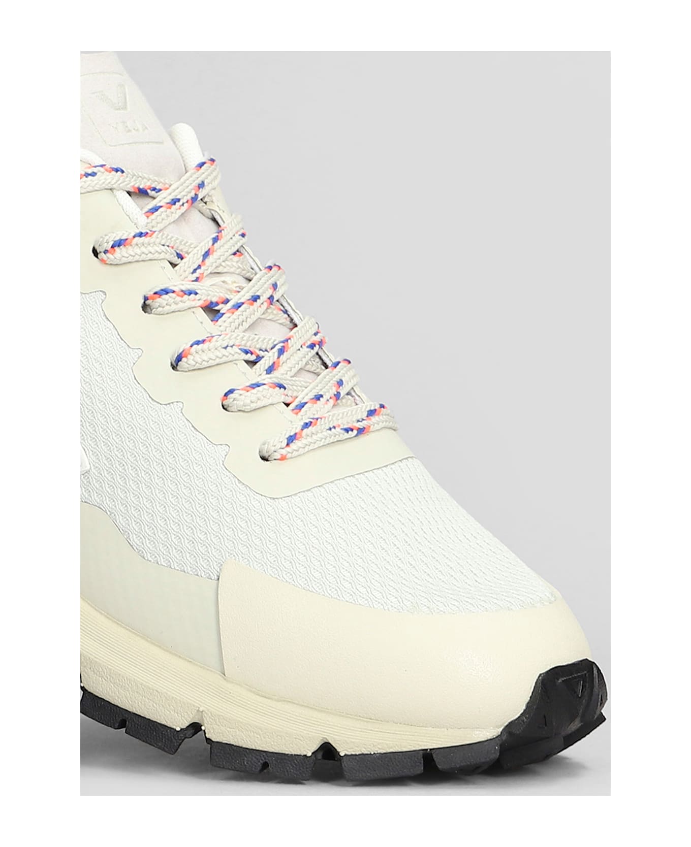 Veja Dekkan Sneakers In White Fabric - NEUTRALS