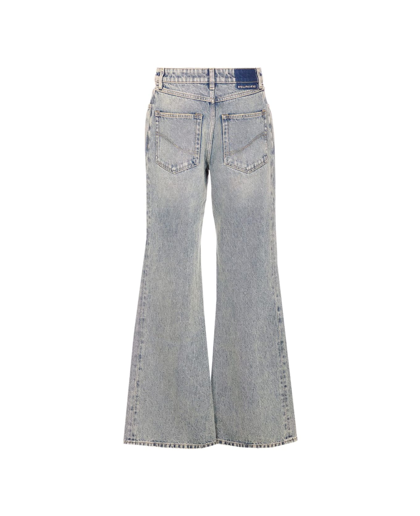 Stella McCartney Flared Leg Denim Jeans - Blue