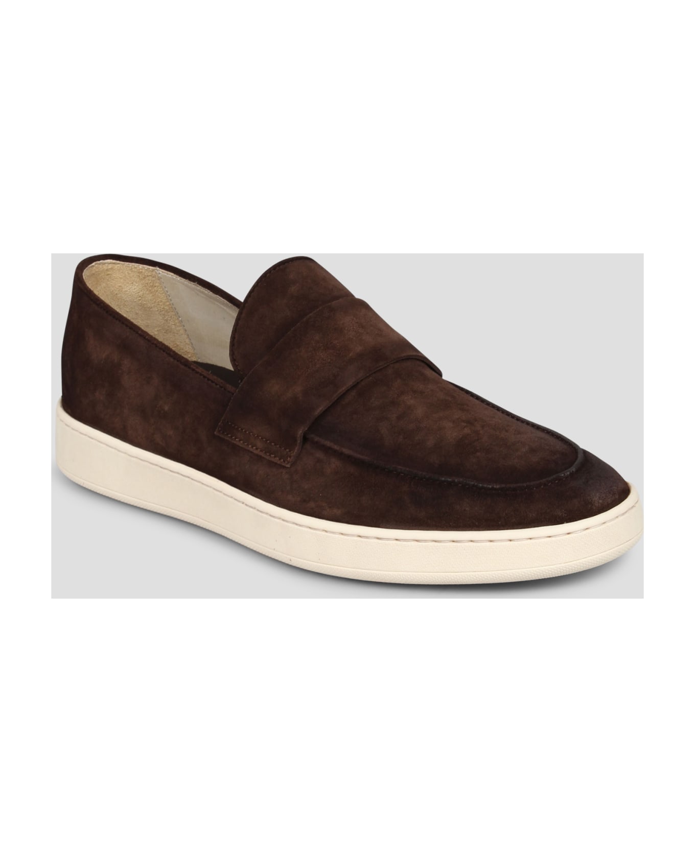 Corvari Boat Penny Loafers - Brown