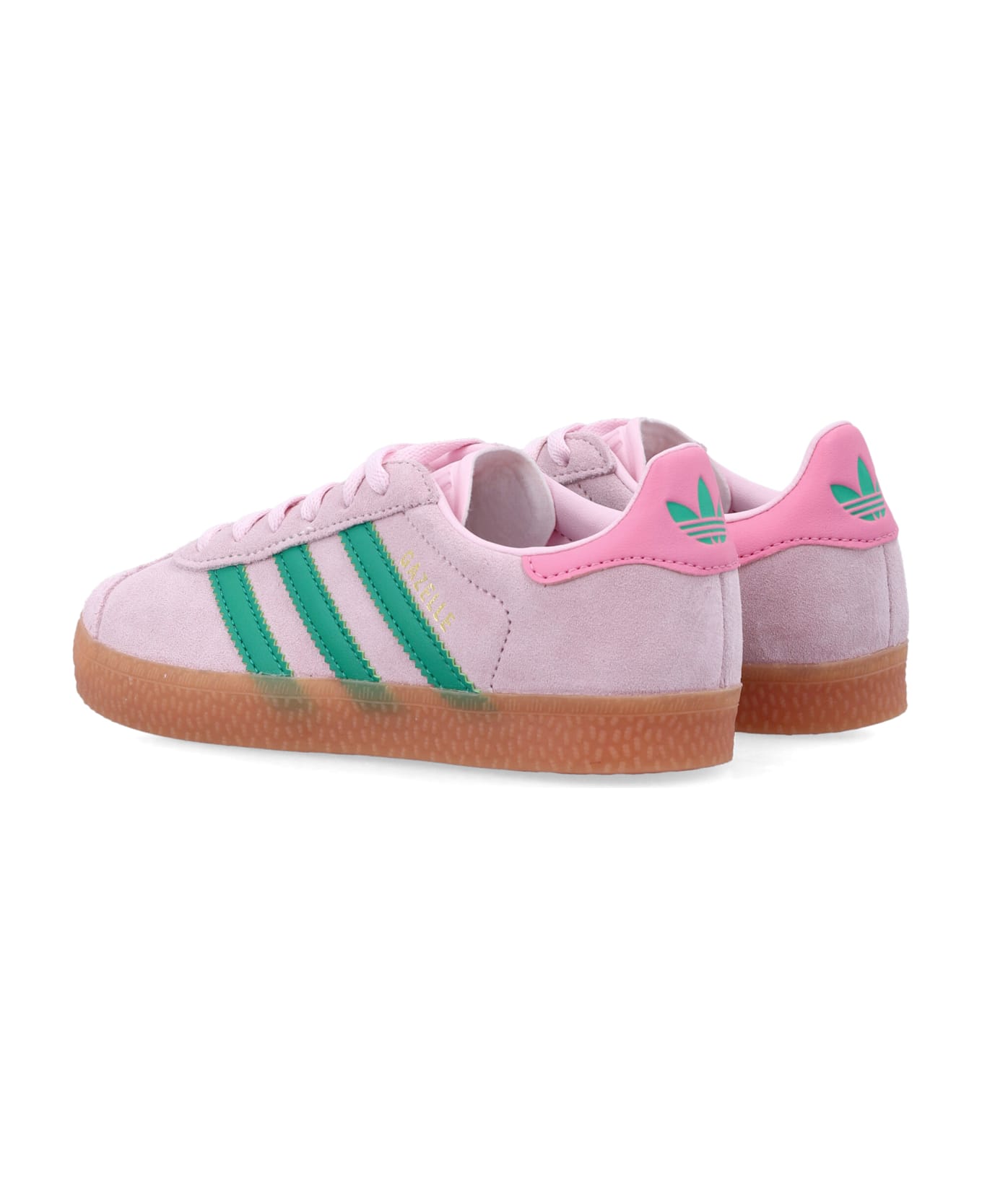 Adidas Originals Adidas Gazelle Suede Kids Sneakers - PINK/GREEN