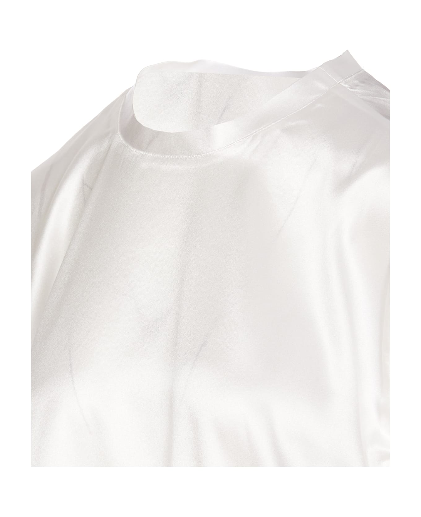 Pinko Farida Silk Blouse - White