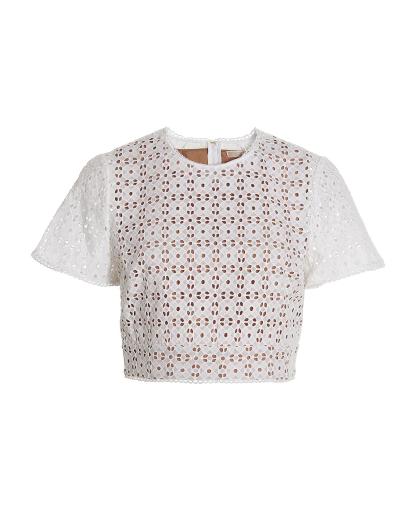 Michael Kors Collection Gallen Top - White