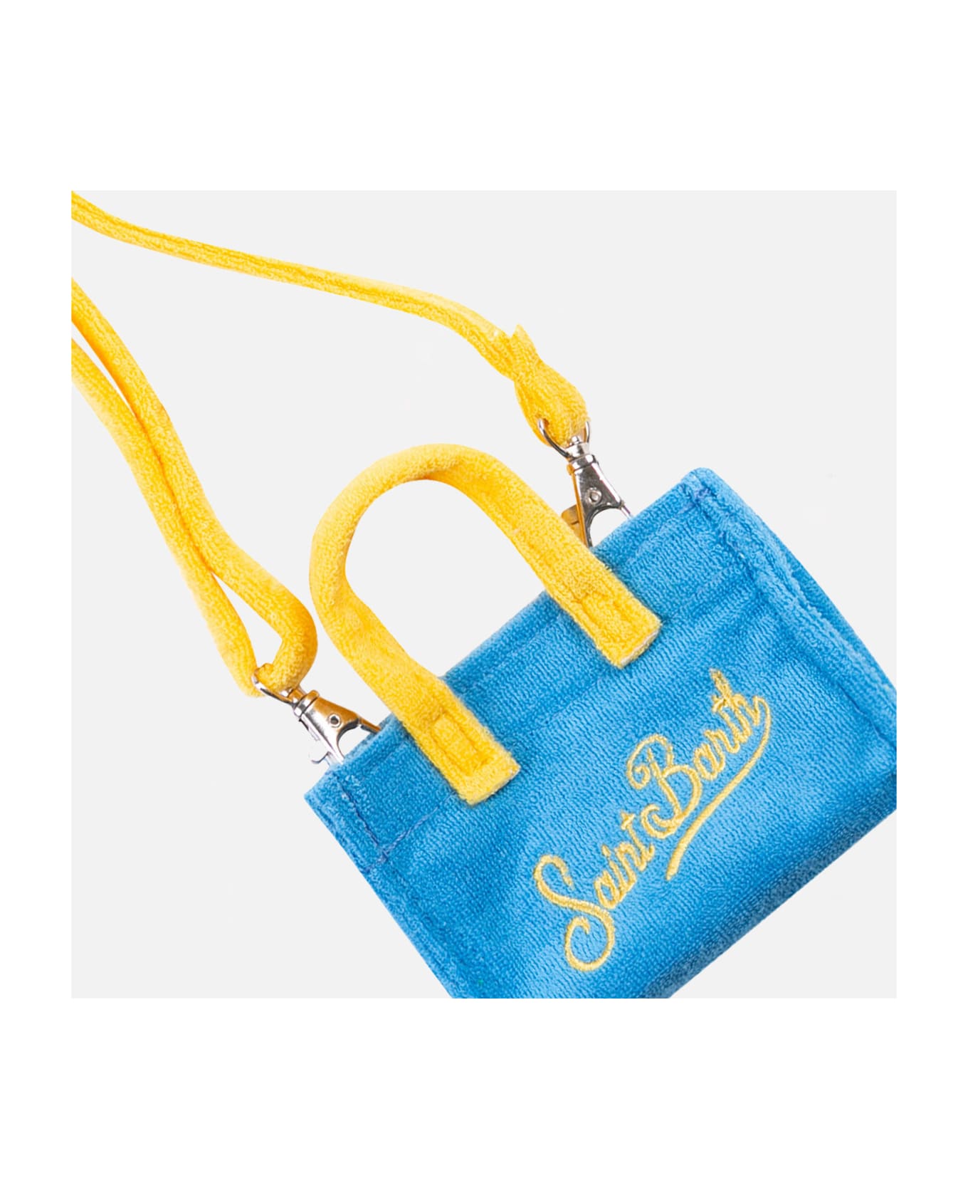 MC2 Saint Barth Turquoise Terry Key Holder - BLUE