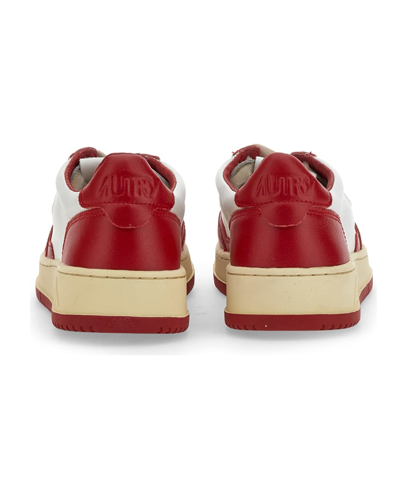 Autry 01 Sneakers In Red Leather - WB02