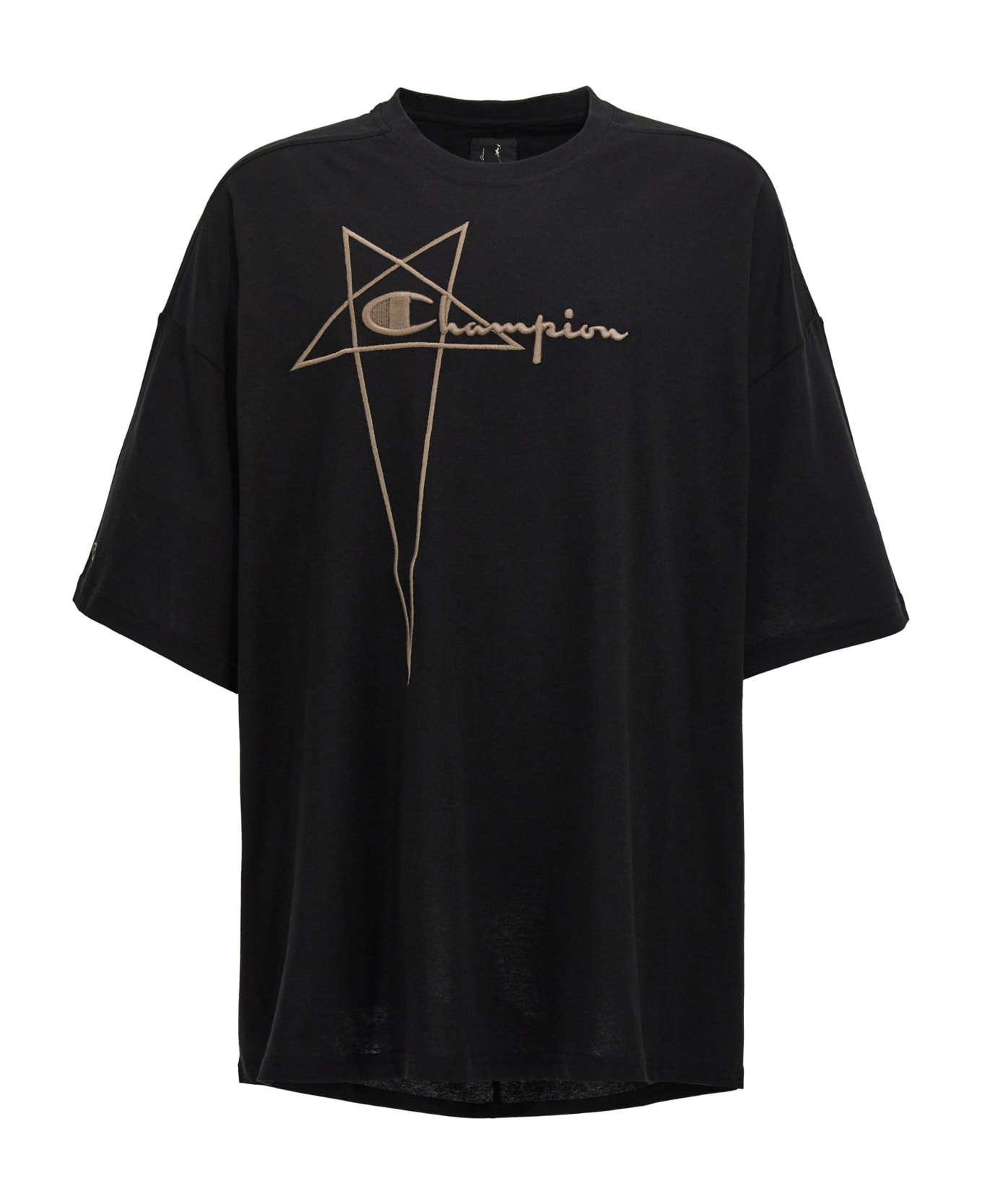 Rick Owens X Champion 'tommy T' T-shirt - Black