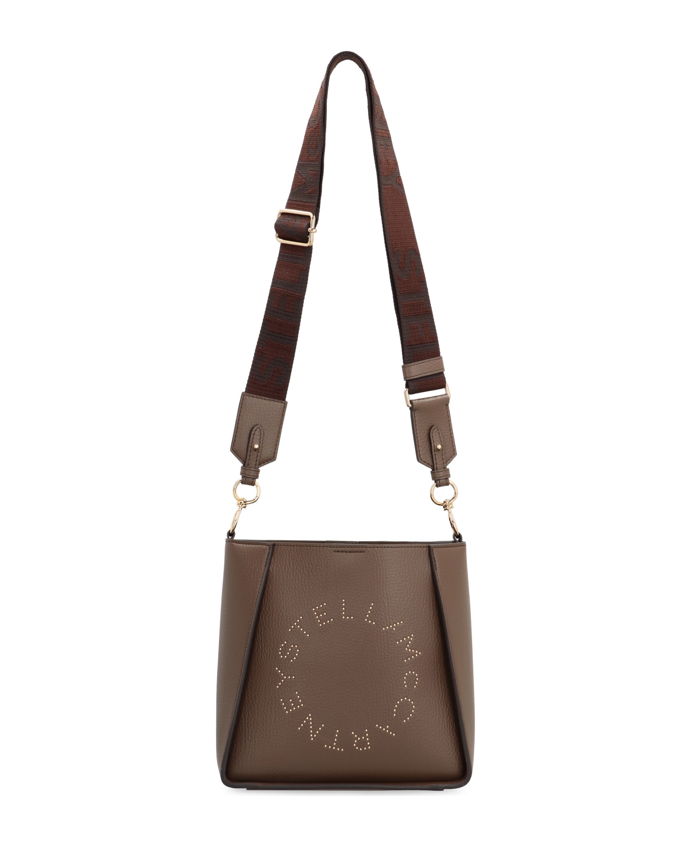 Stella McCartney Stella Logo Shoulder Bag - brown ショルダーバッグ