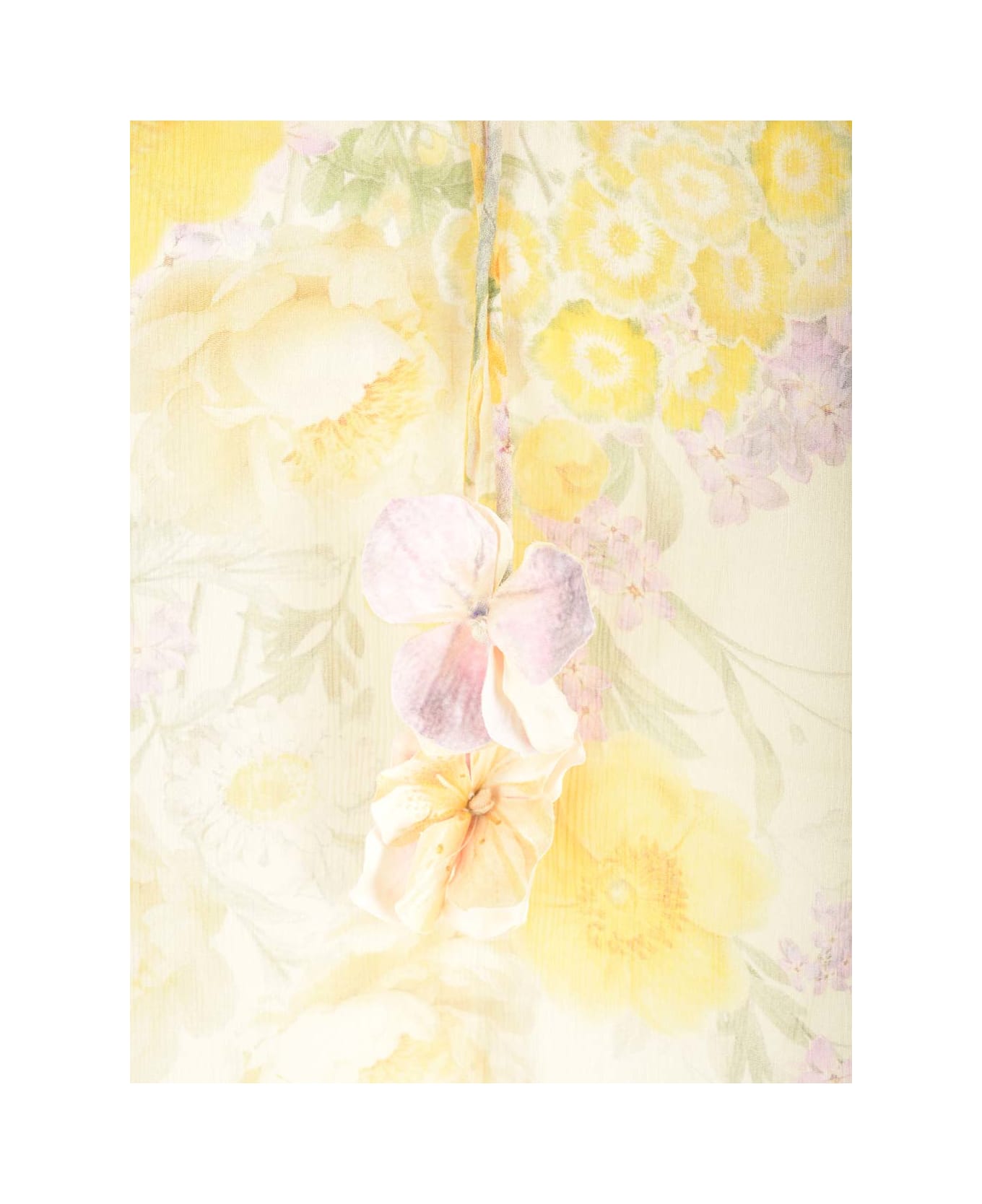 Zimmermann 'harmony' Floral Print Blouse - Yellow ブラウス