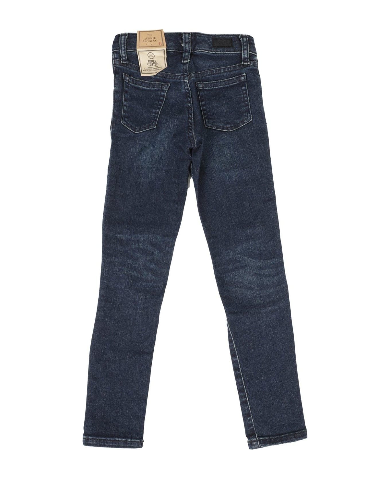 Ralph Lauren Logo Patch Straight Leg Jeans - DENIM BLUE