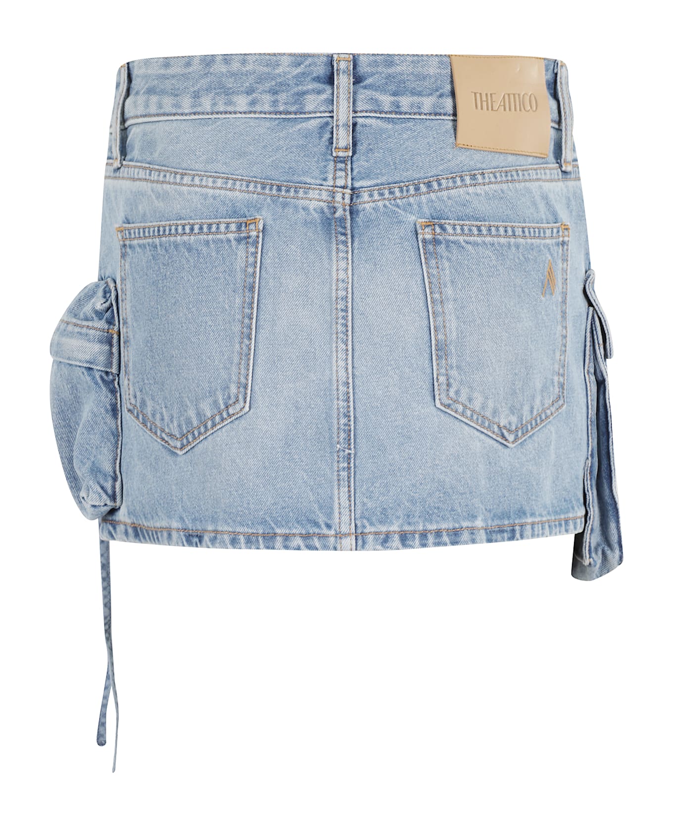 The Attico Mini Skirt - Sky Blue
