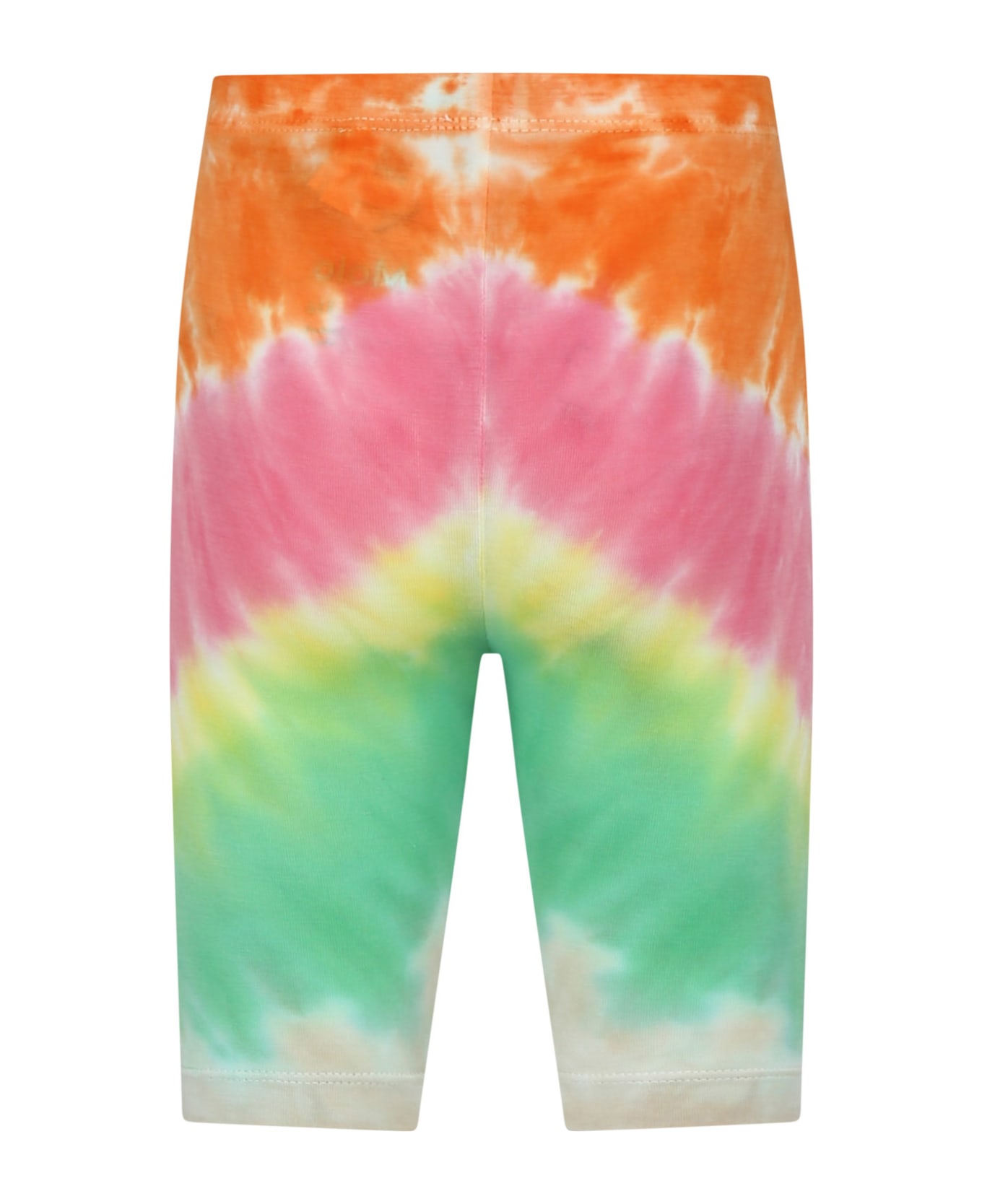 Molo Multicolor Shorts For Girl With Tie-dye Print - Multicolor