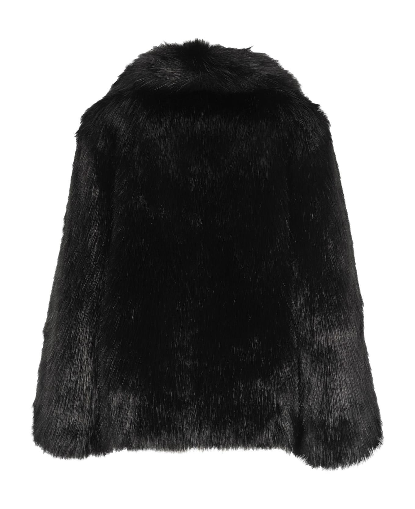 Off-White Off White Black Rap Fake Fur Black No Color - BLACK