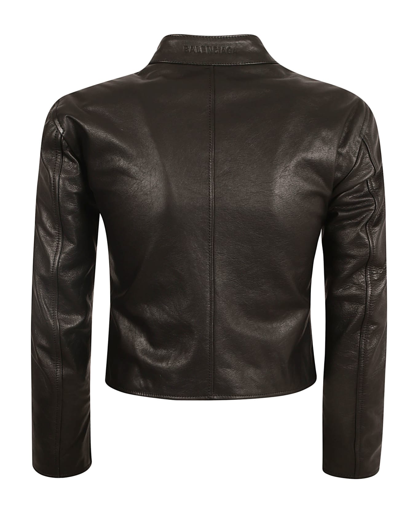Balenciaga Racer Leather Jacket - Black