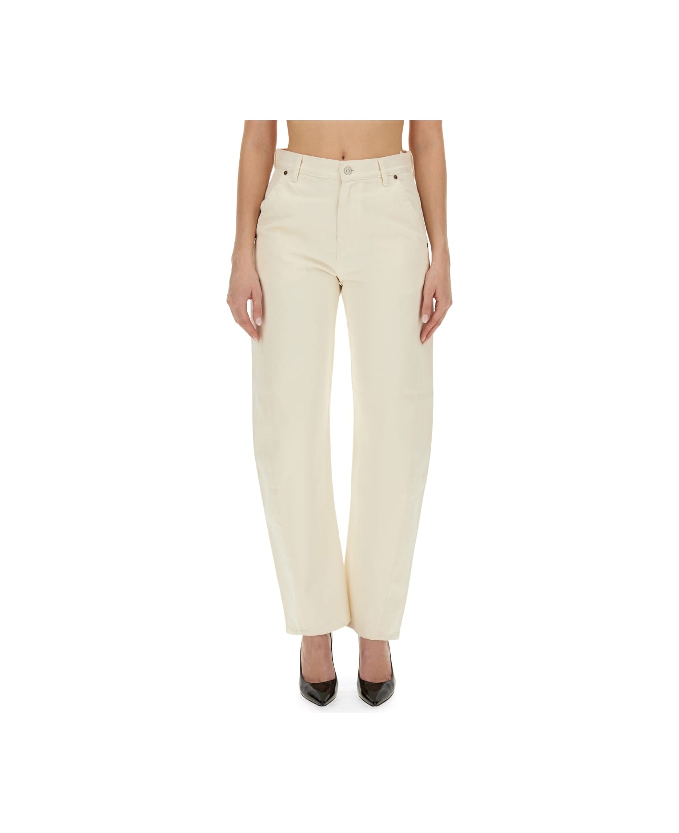 Victoria Beckham Relaxed Fit Jeans - POWDER ボトムス