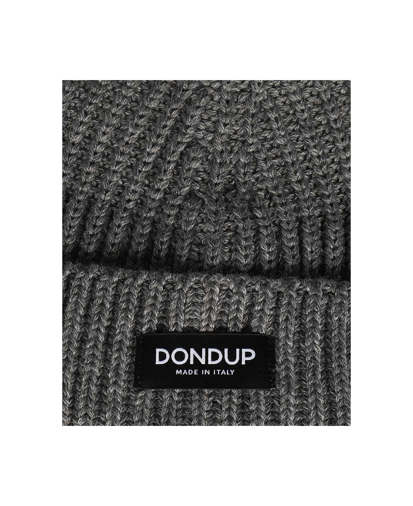 Dondup Knitted Beanie - grey