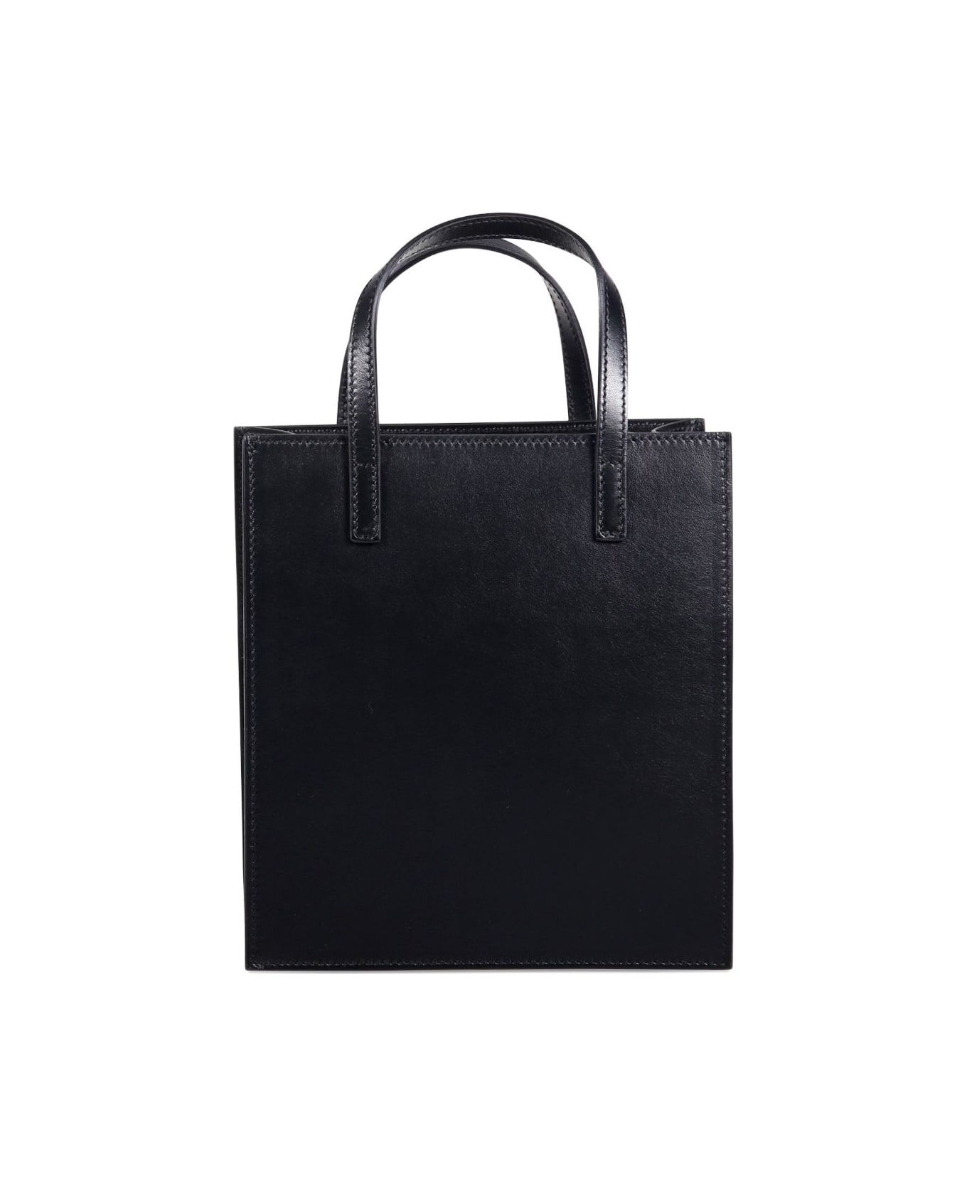 Hidesins Flap Leather Mini Bag - Black