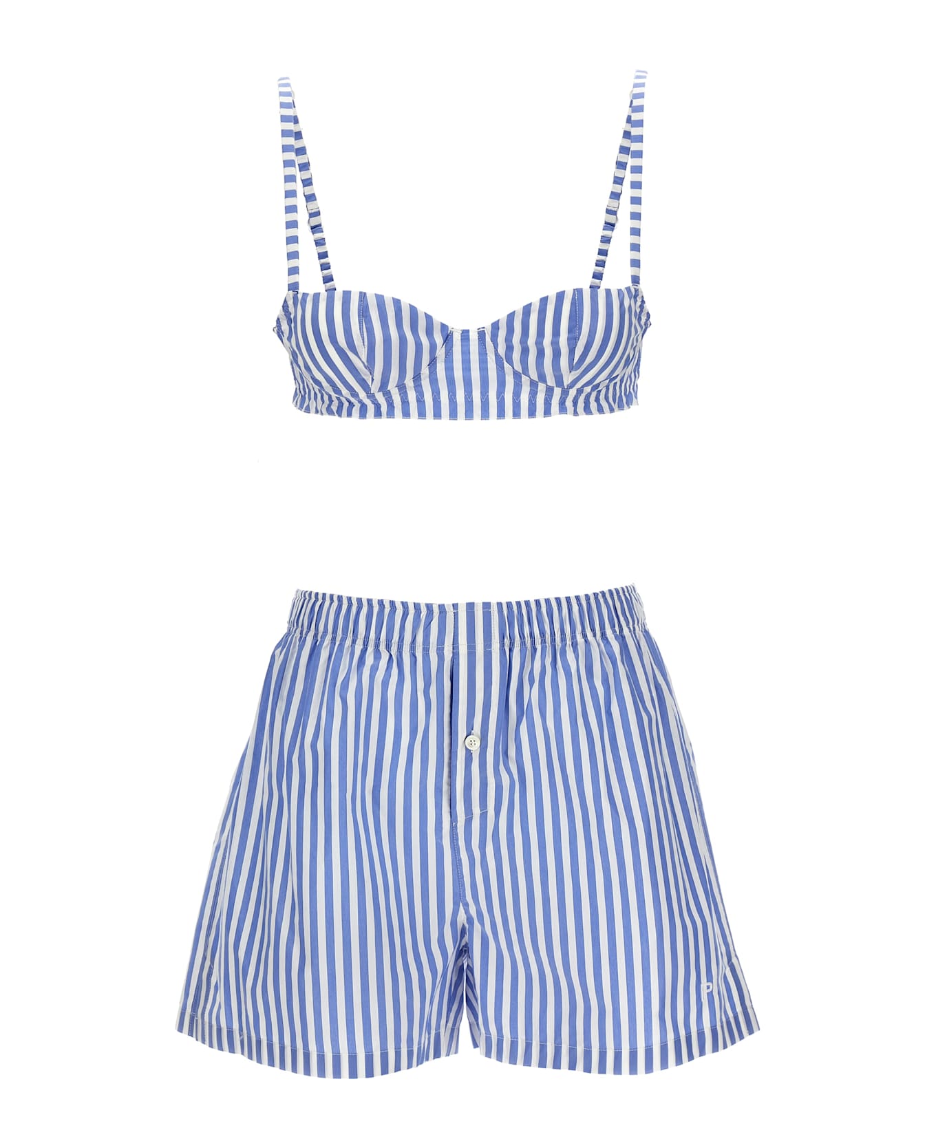 Philosophy di Lorenzo Serafini Bra + Short Set - FANTASIABLU