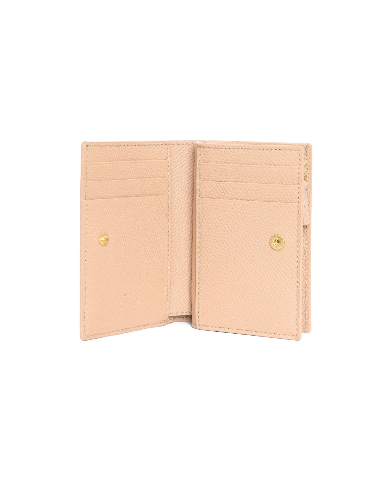 Valentino Garavani Vlogo Signature Wallet - Pink