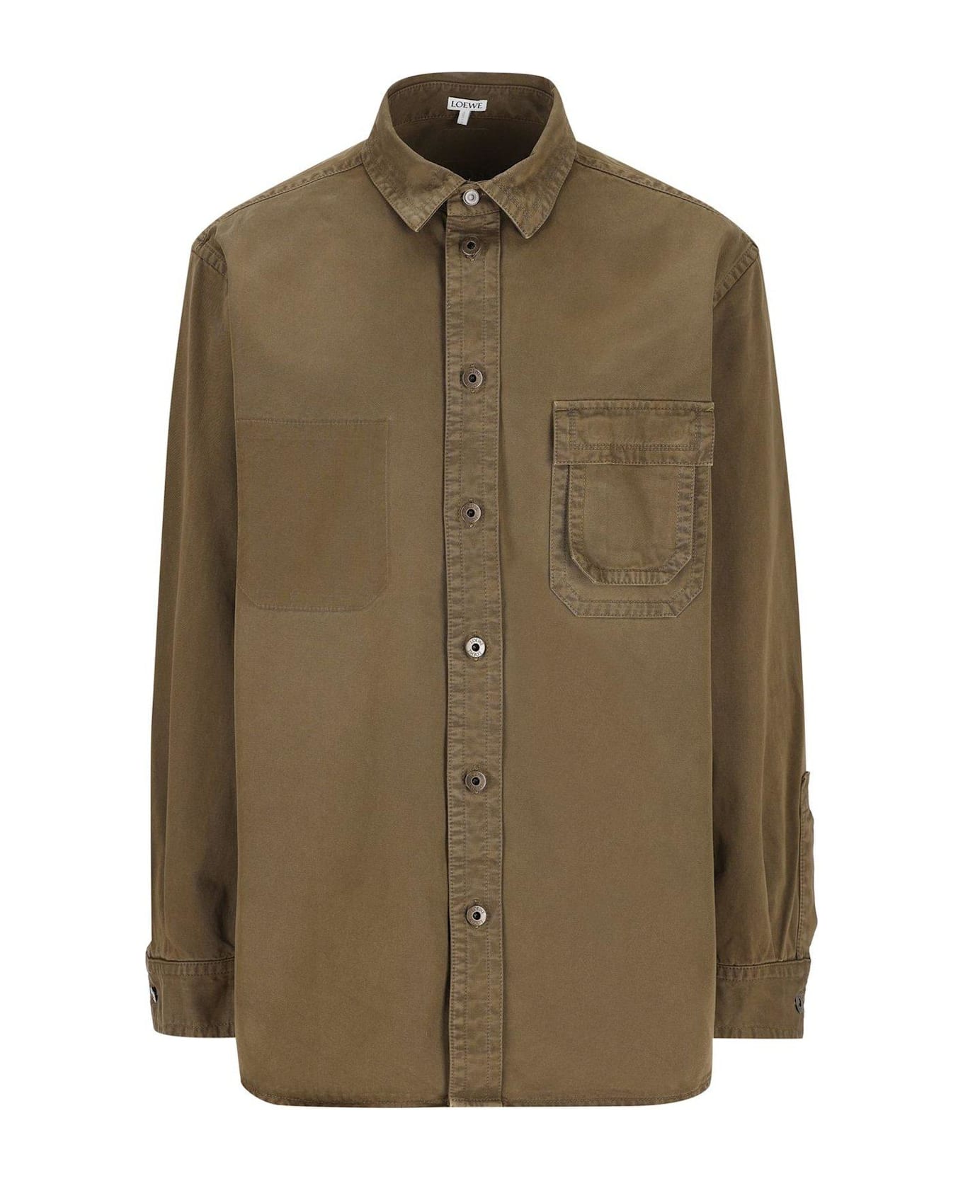 Loewe Pocket Overshirt - Khaki green
