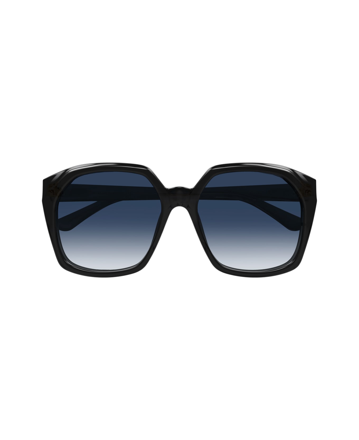Chloé Ch0280s Linea Chloé 002 Black Blue Sunglasses - Nero