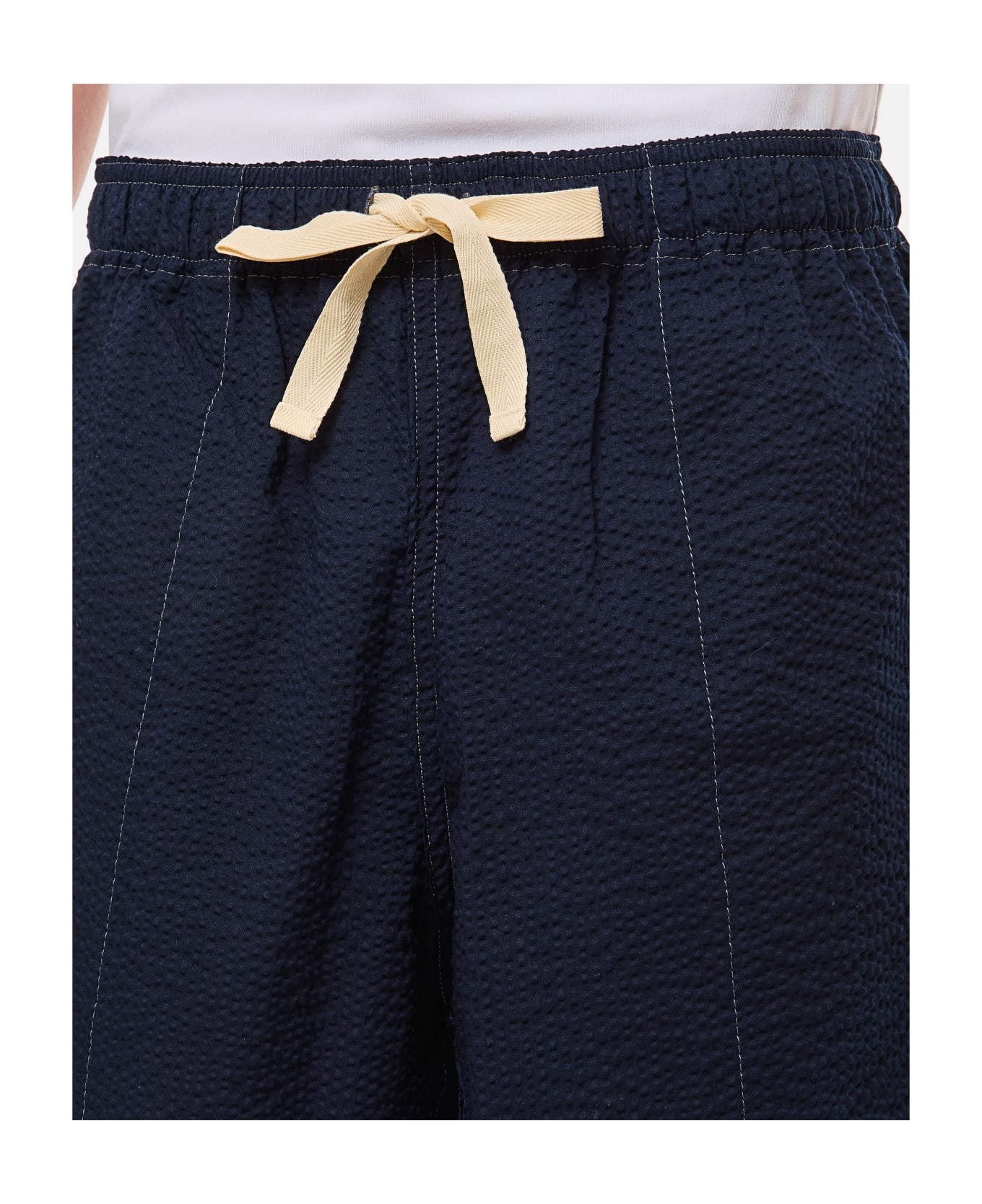 Howlin Cotton Seersucker Shorts - Blue
